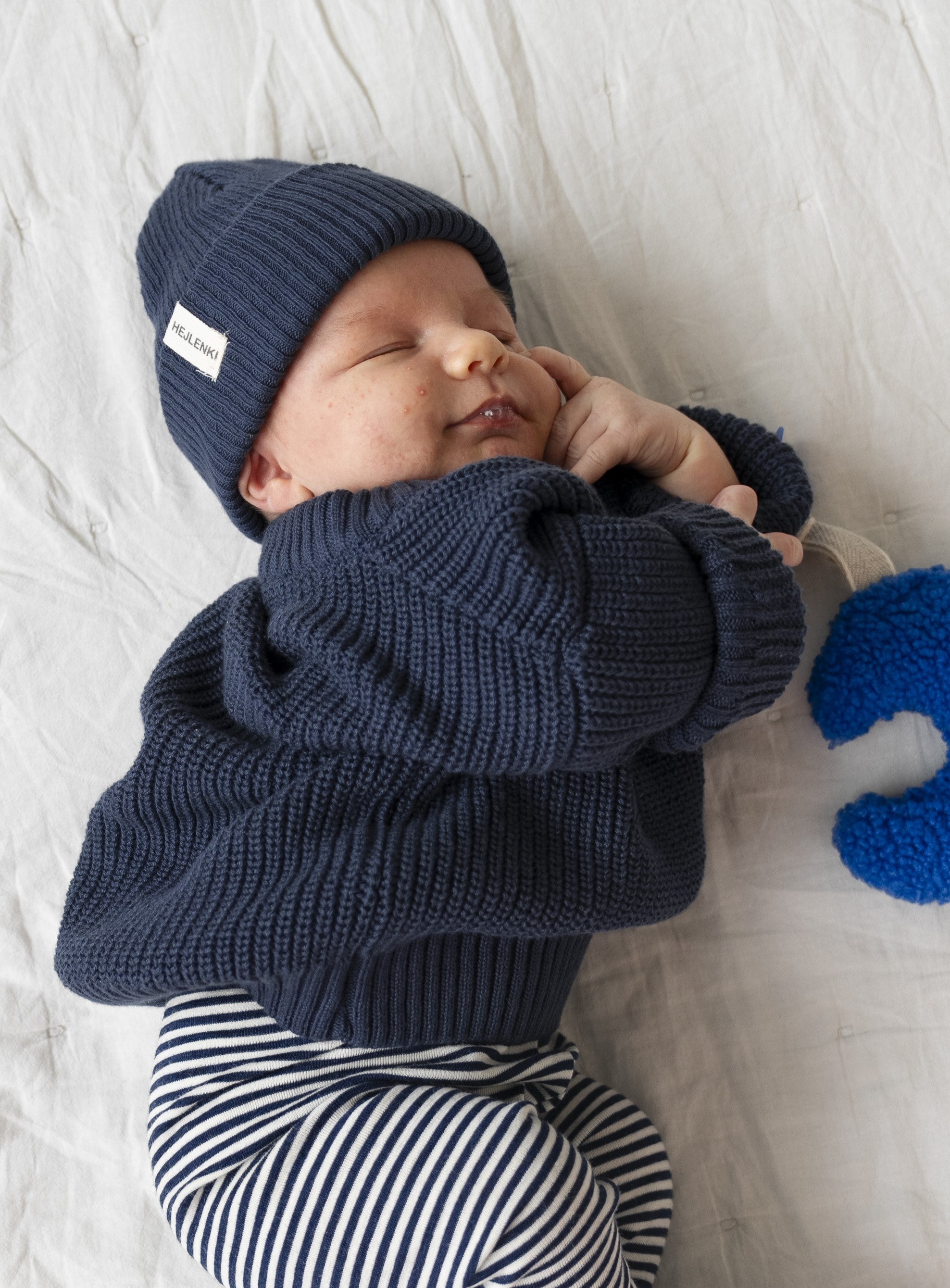 CHUNKY KNIT PULLI MIDNIGHT