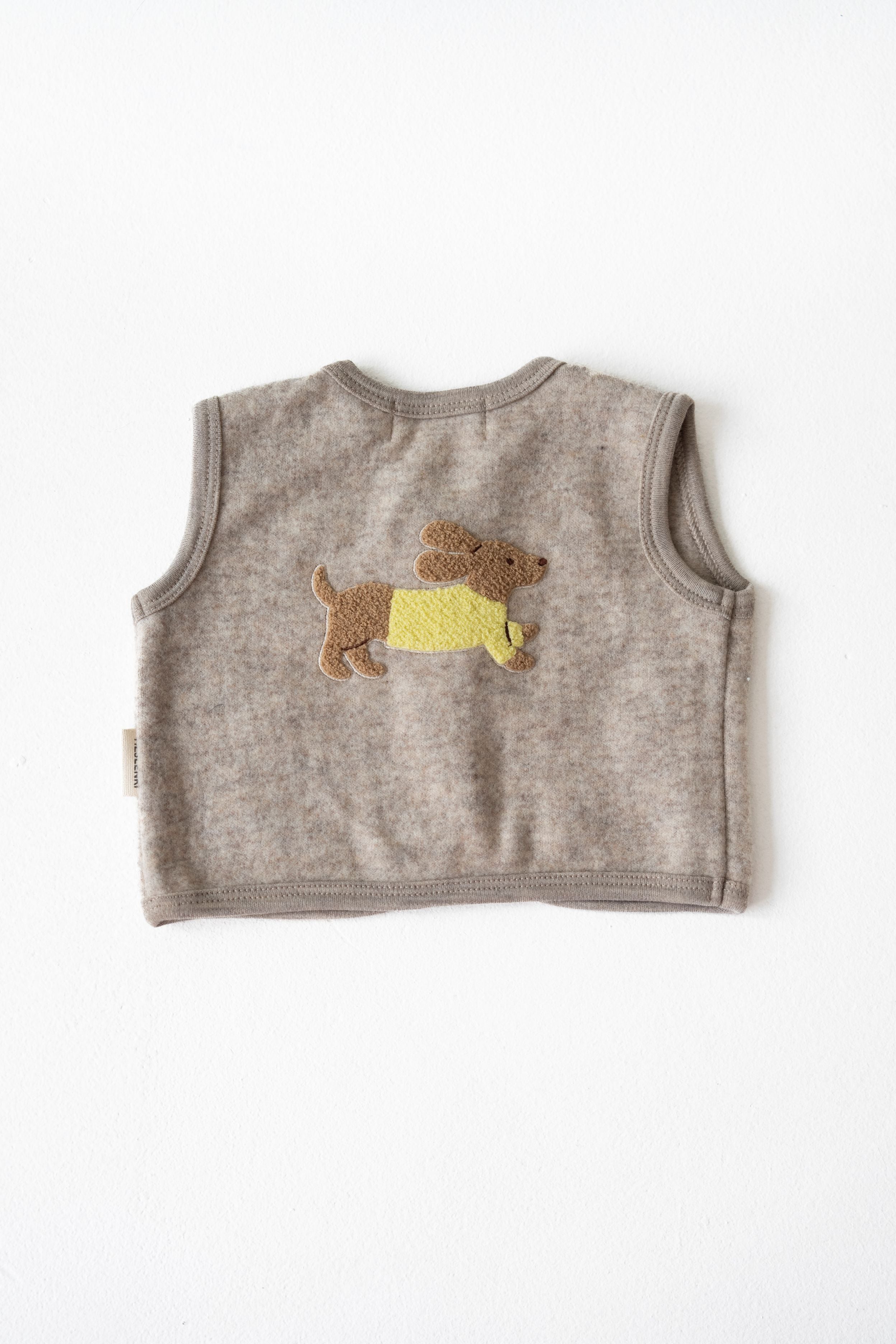 MERINO WOOL VEST DACHSHUND