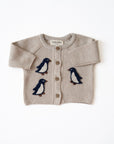 KNIT CARDIGAN PENGUIN