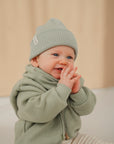 ORGANIC FLEECE JACKET SAGE