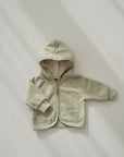 ORGANIC FLEECE JACKET SAGE