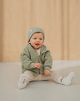 ORGANIC FLEECE JACKET SAGE