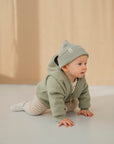 ORGANIC FLEECE JACKET SAGE