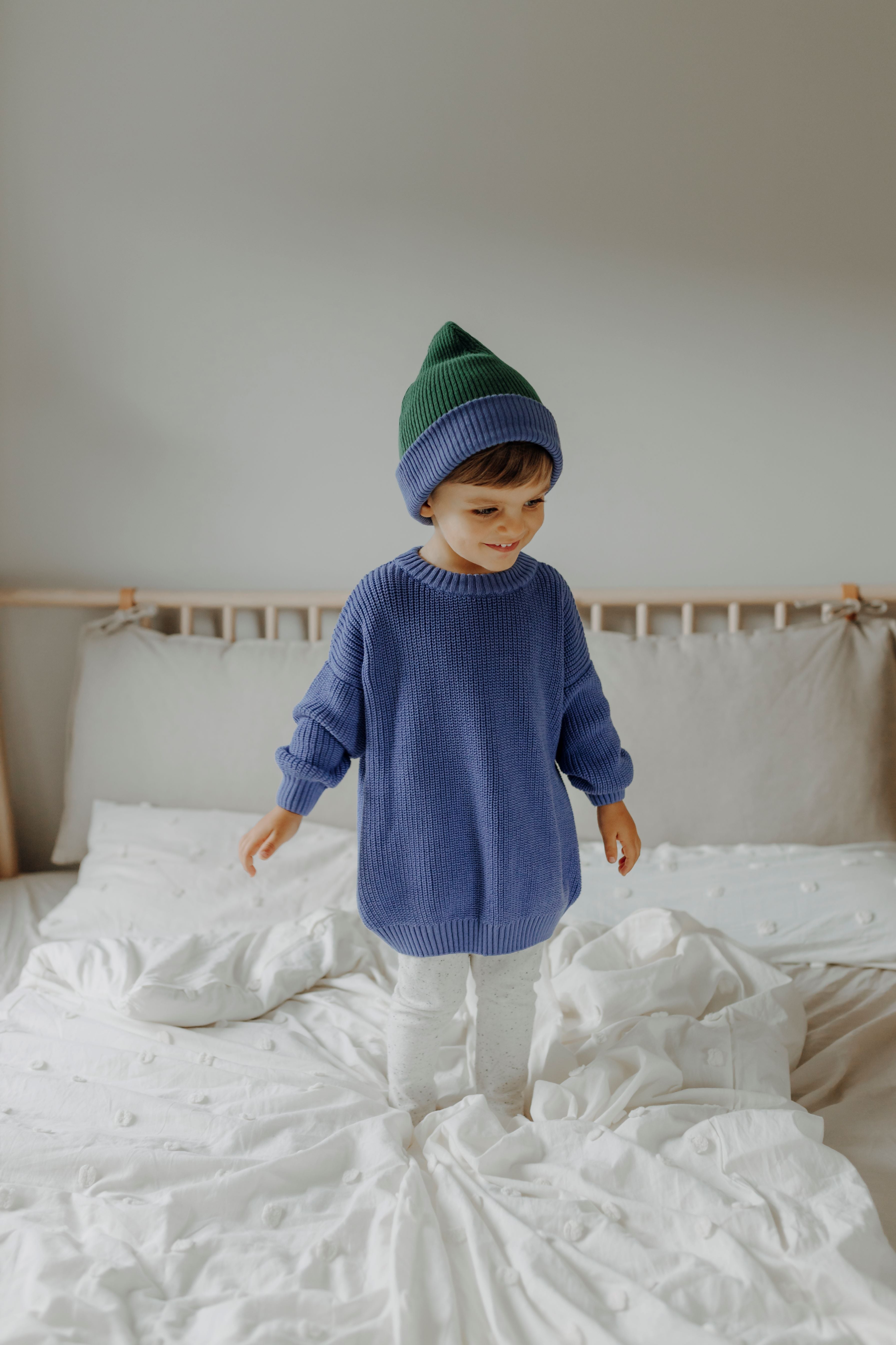 CHUNKY KNIT PULLI GRAPE