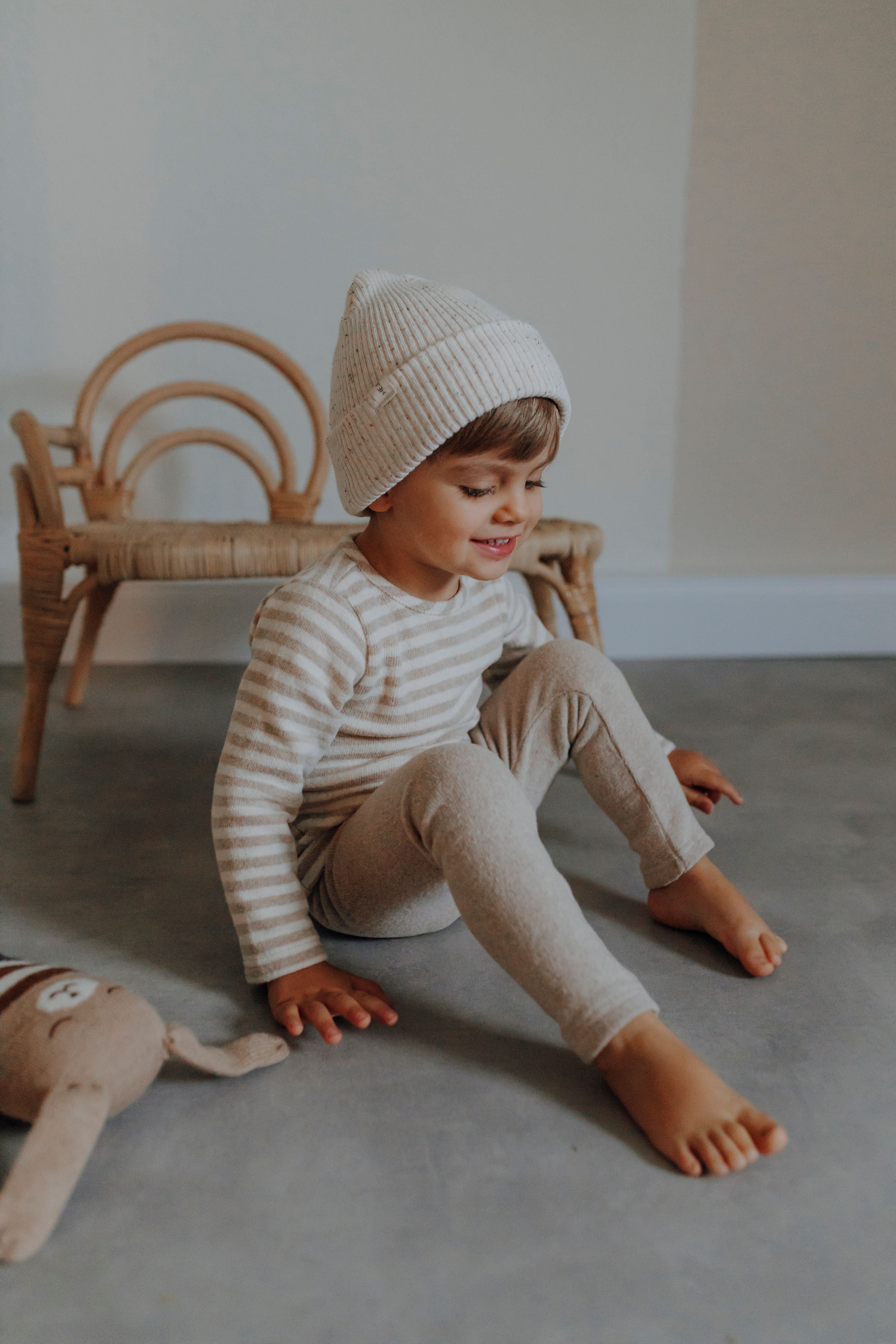 LEGGINGS BEIGE MELANGE
