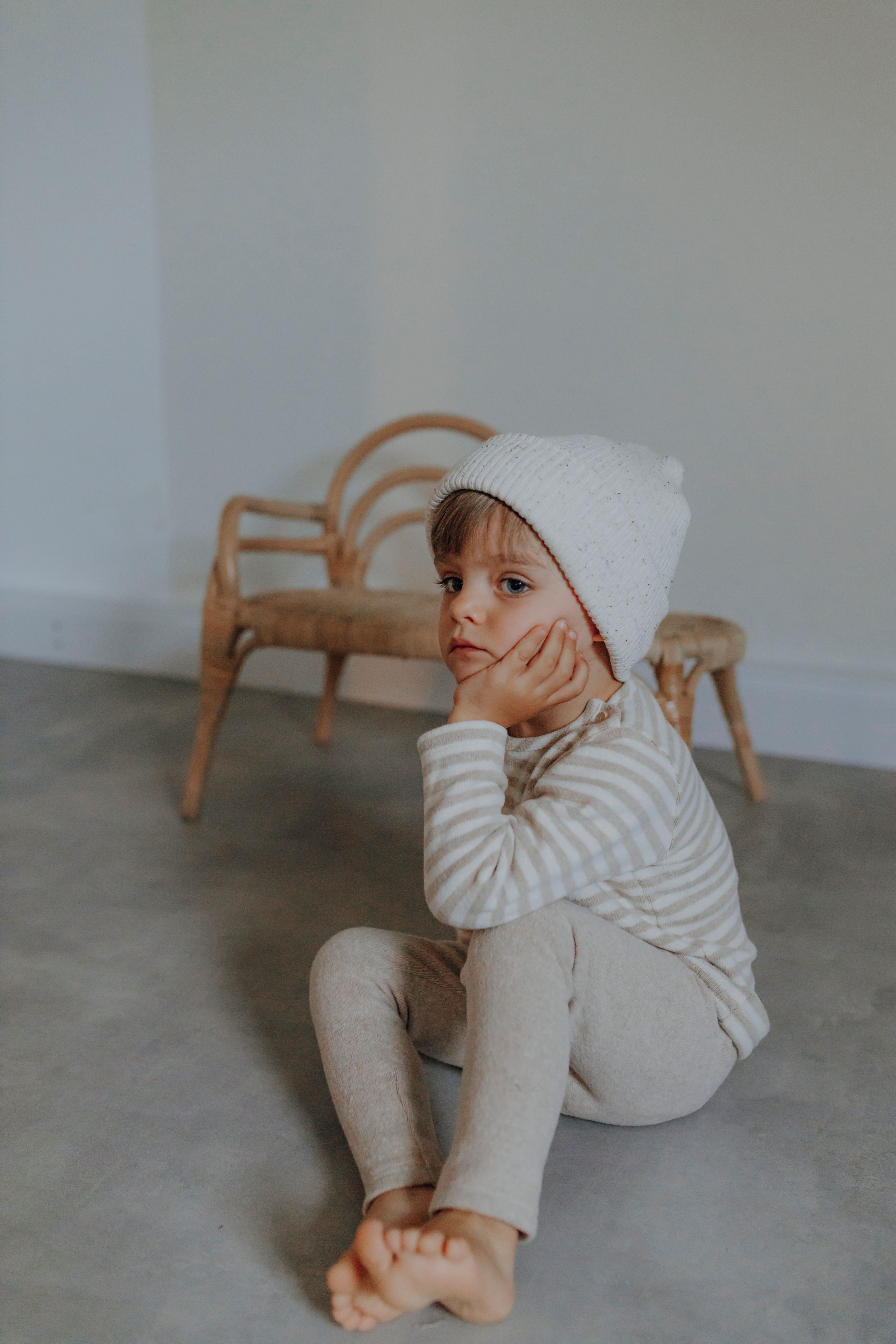 LEGGINGS BEIGE MELANGE