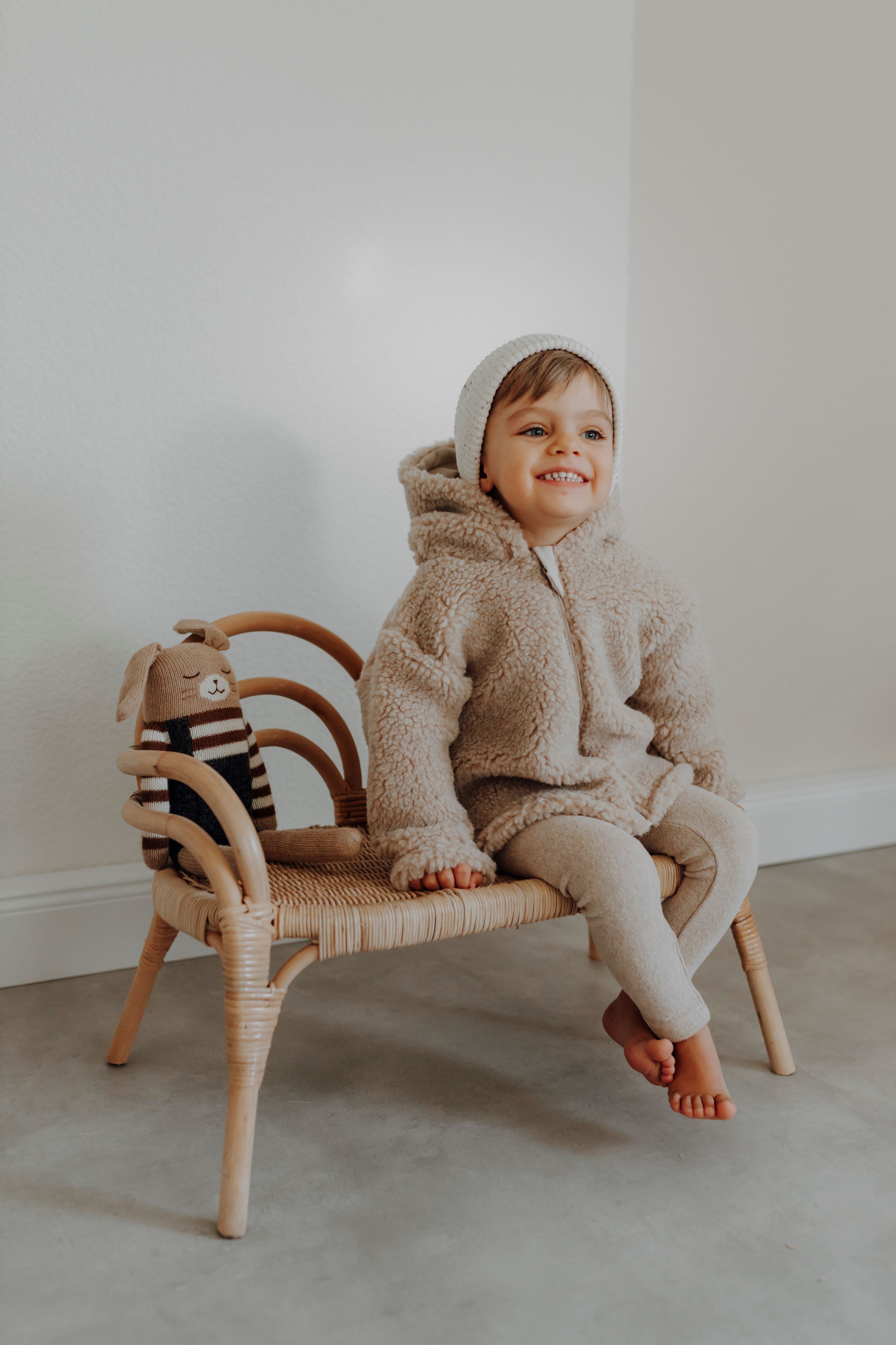 MERINO WOOL TEDDY JACKET