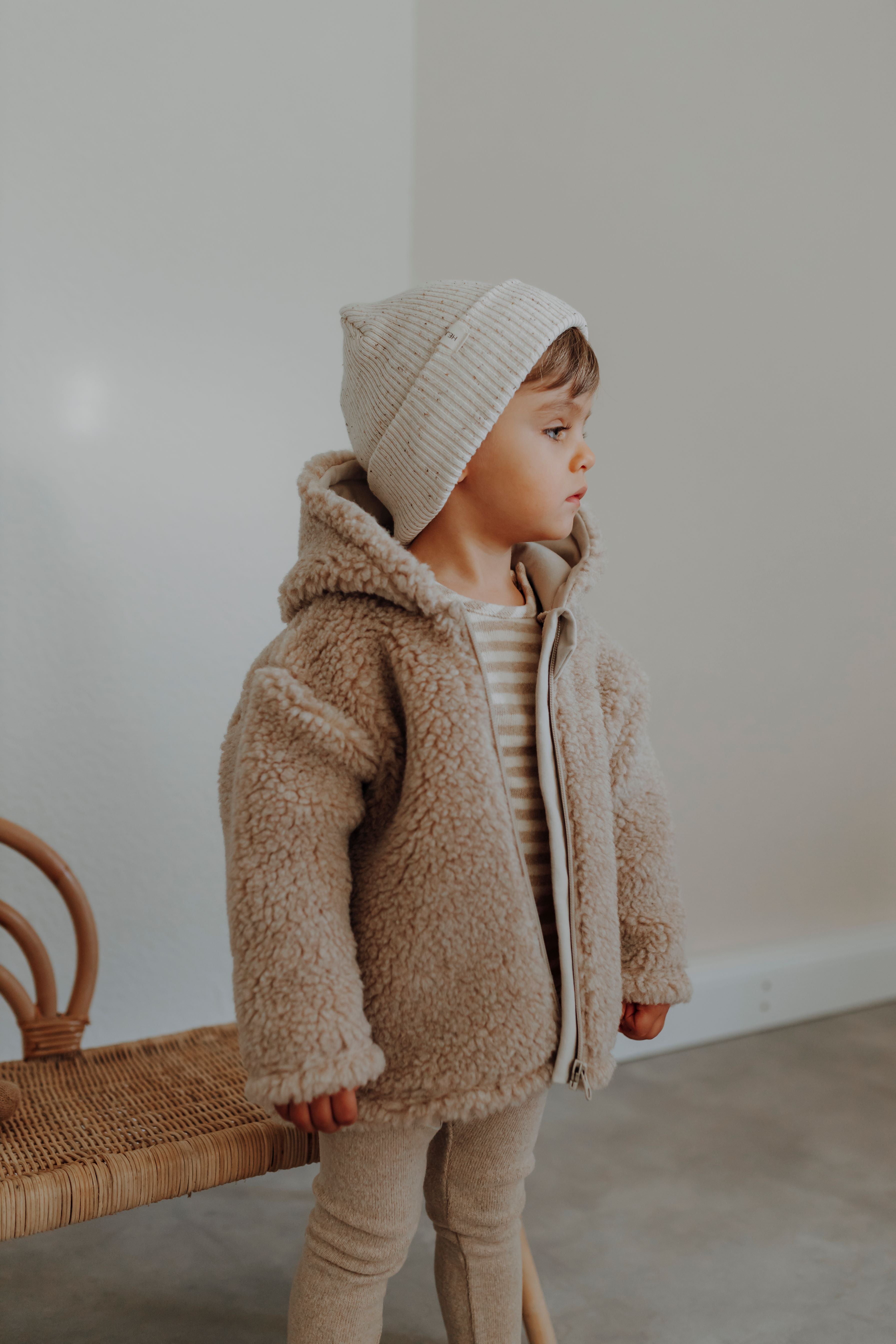 MERINO WOOL TEDDY JACKET