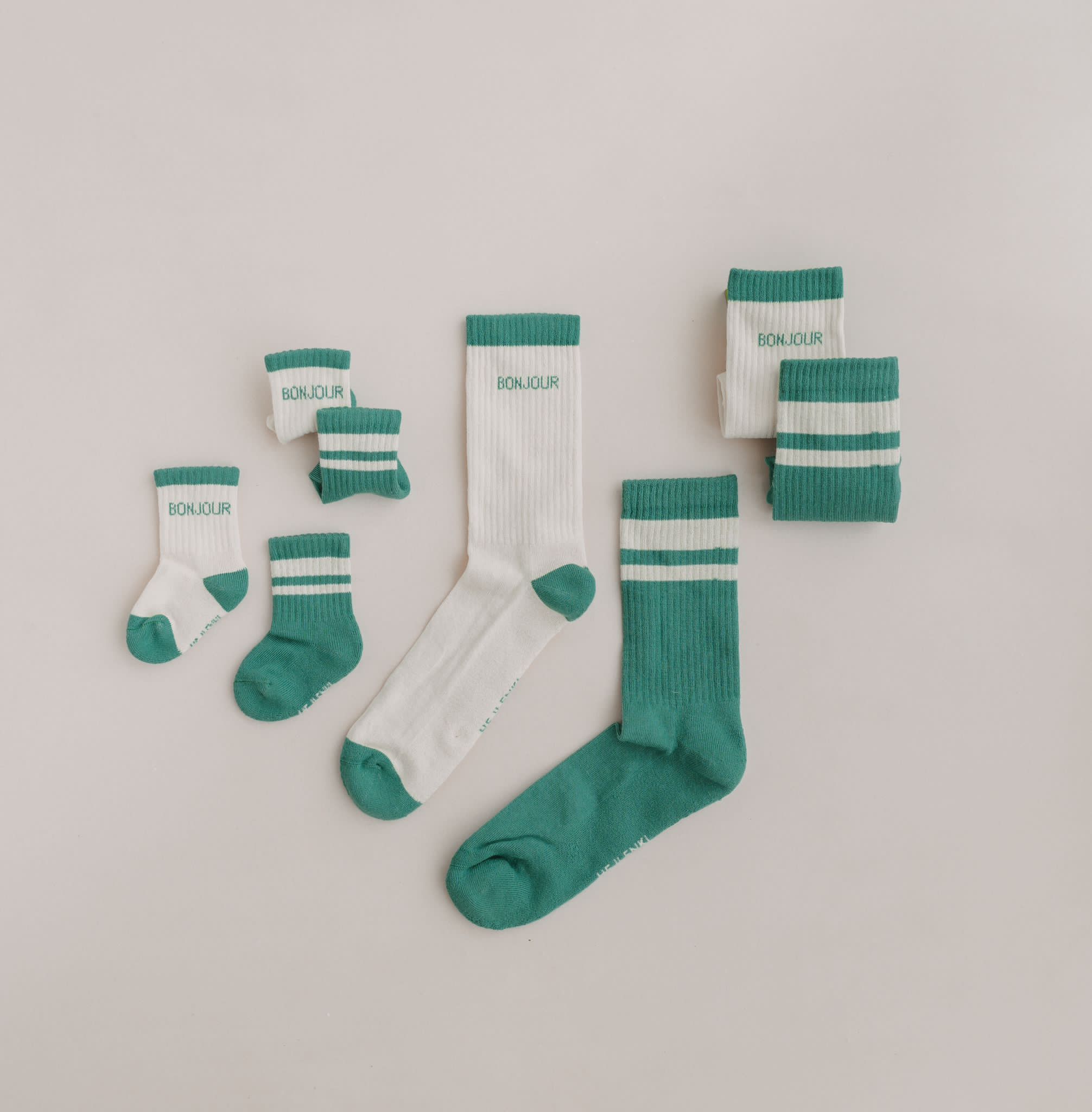 MOM+DAD TENNIS SOCKS BONJOUR (2-PACK)