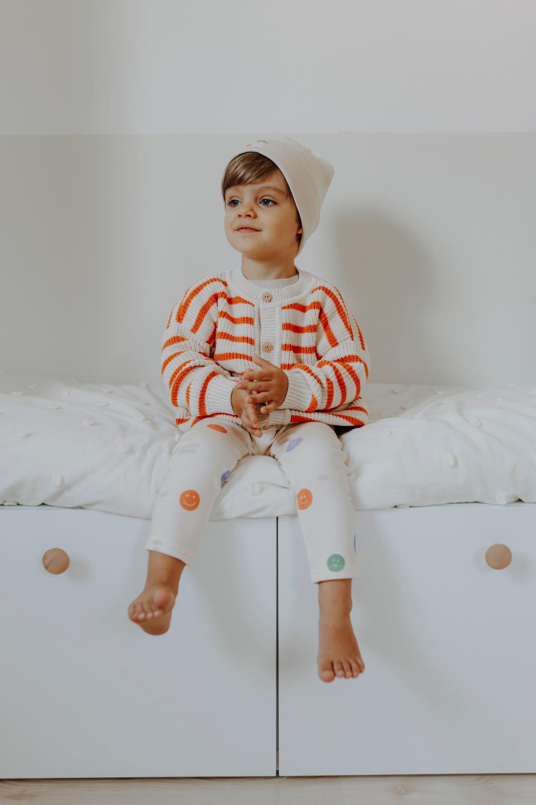 HAPPY FACES RIB LEGGINGS