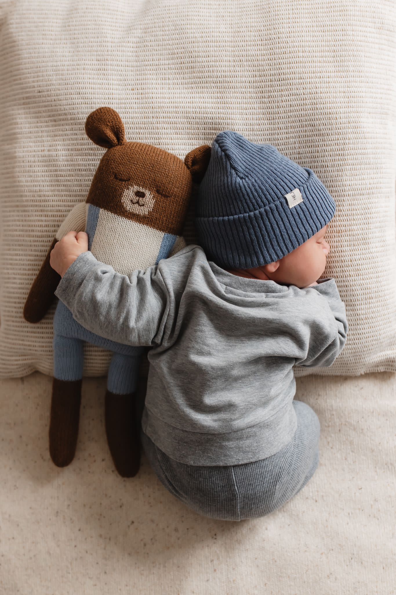 KNIT BEANIE BLUEBERRY