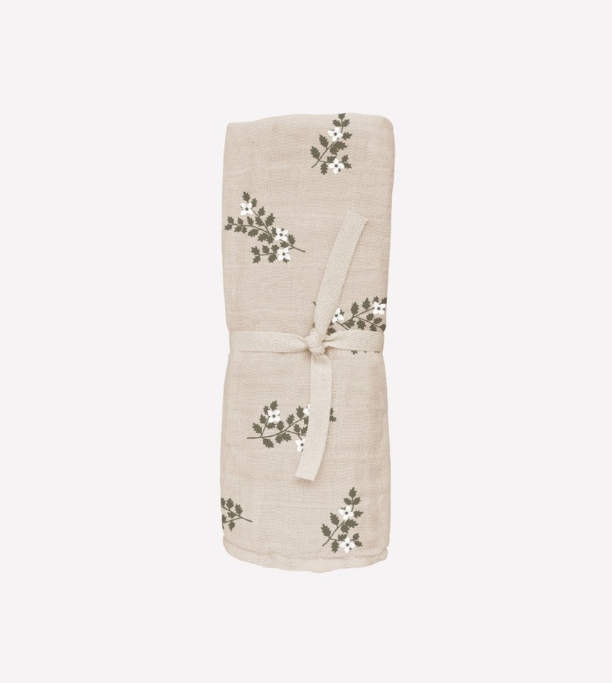 MUSLIN CLOTH HOLLY FLOWERS