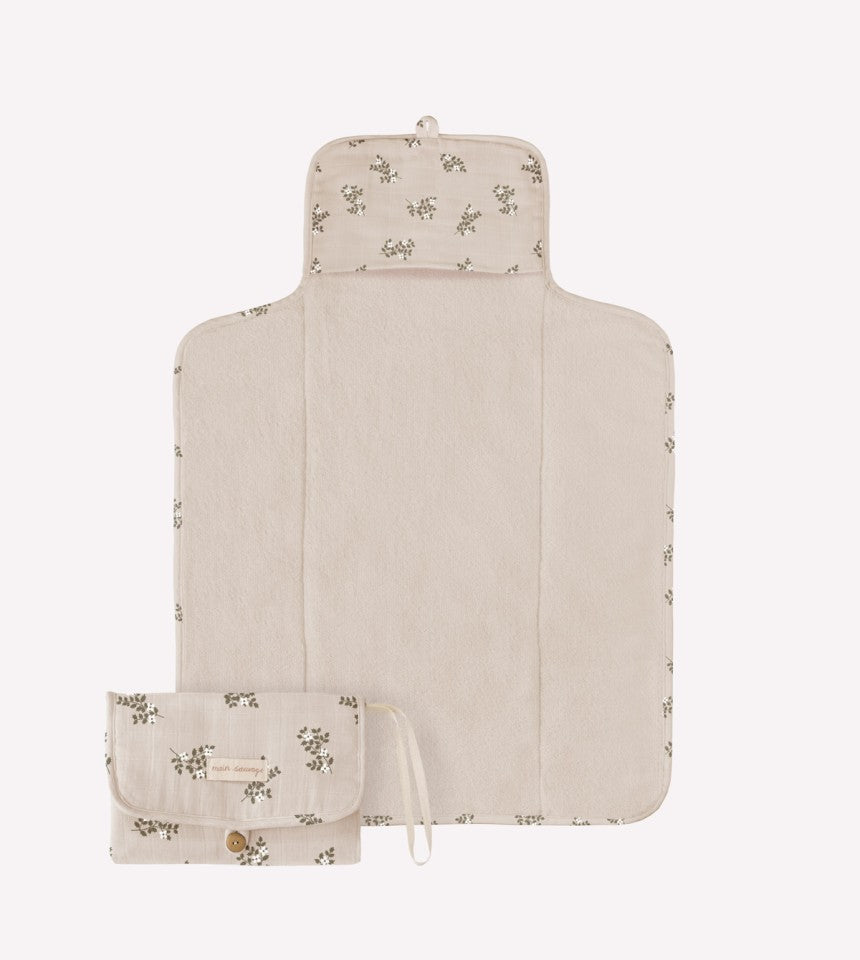 CHANGING PAD HOLLY FLOWERS