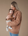 AMOUR MOM SWEATER BROWN