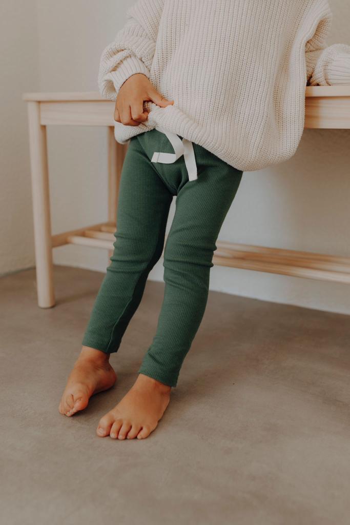 RIB LEGGINGS FIR