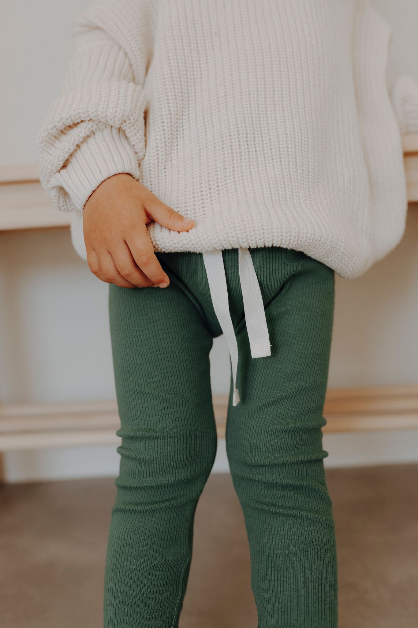 RIB LEGGINGS FIR
