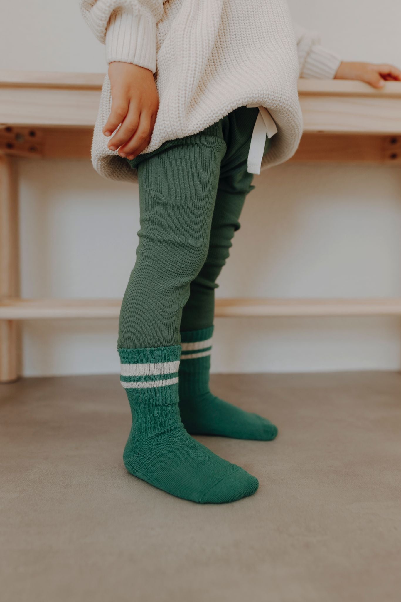 RIB LEGGINGS FIR