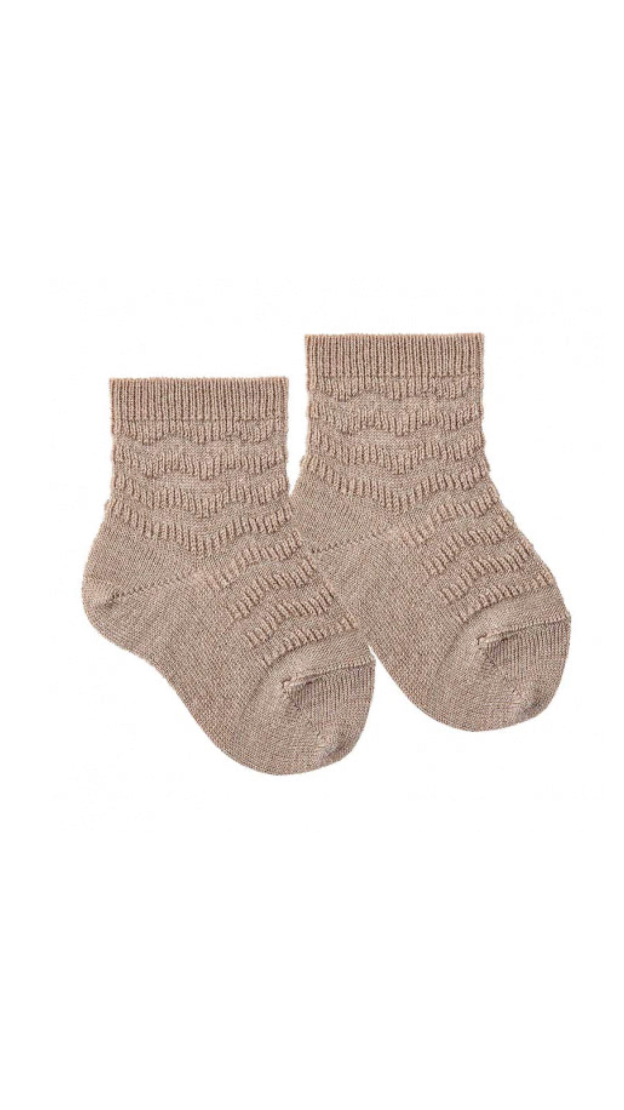 MERINO WOOL RIPPLE SOCKS