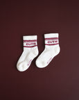 KIDS SOCKS CUTIE BURGUNDY (limited edition)