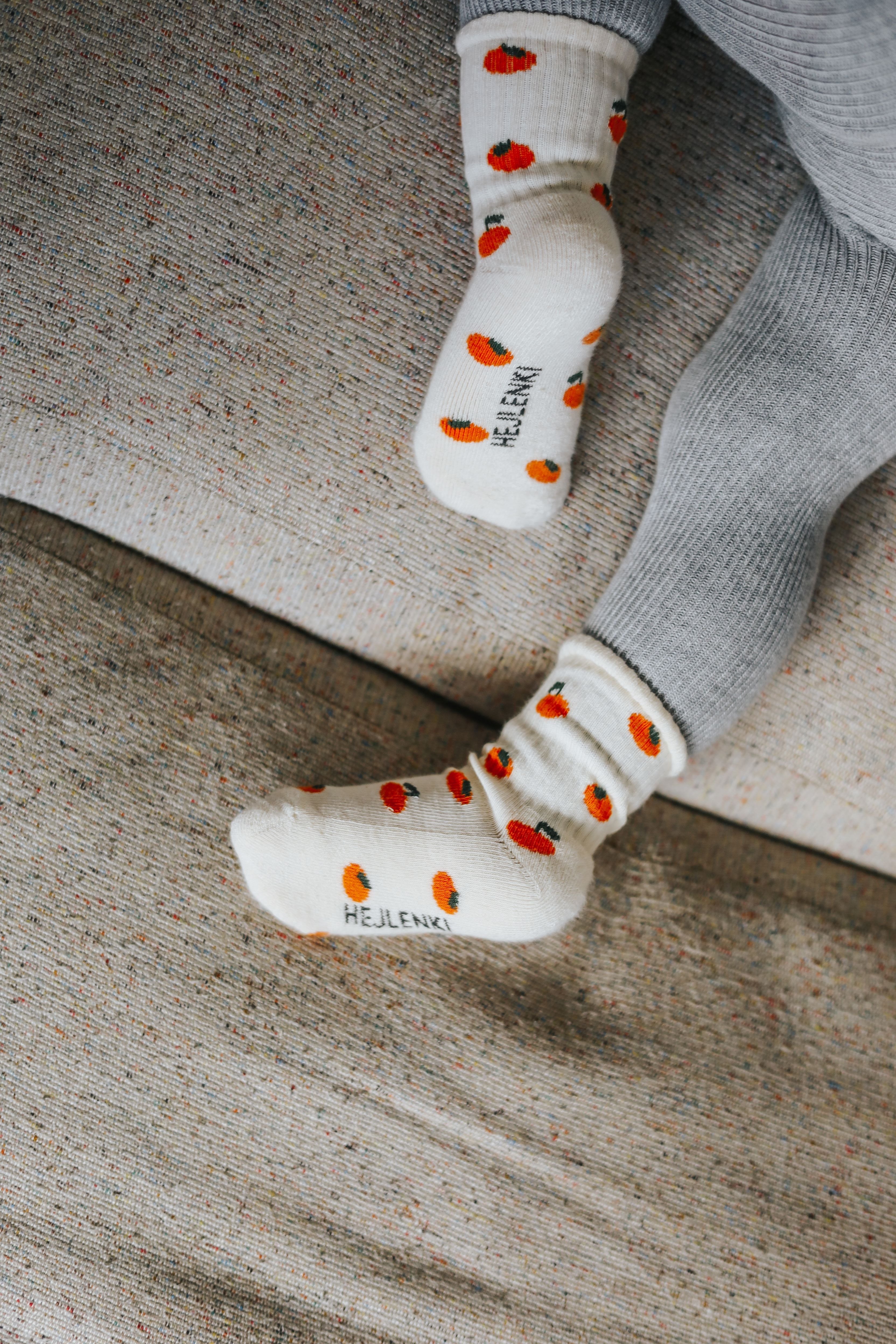 TENNIS SOCKS TANGERINE (2-PACK)
