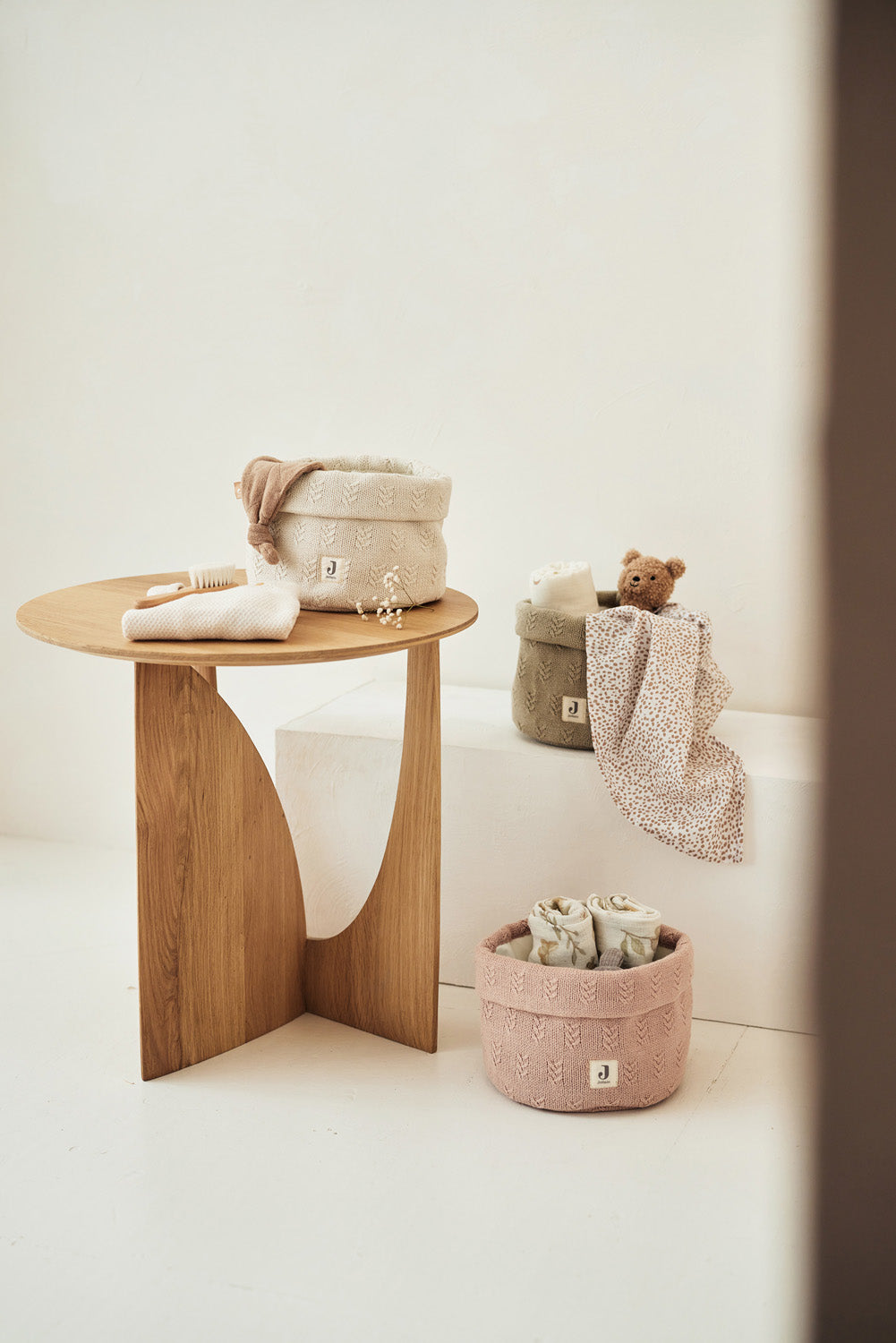 SMALL BASKET GRAIN KNIT