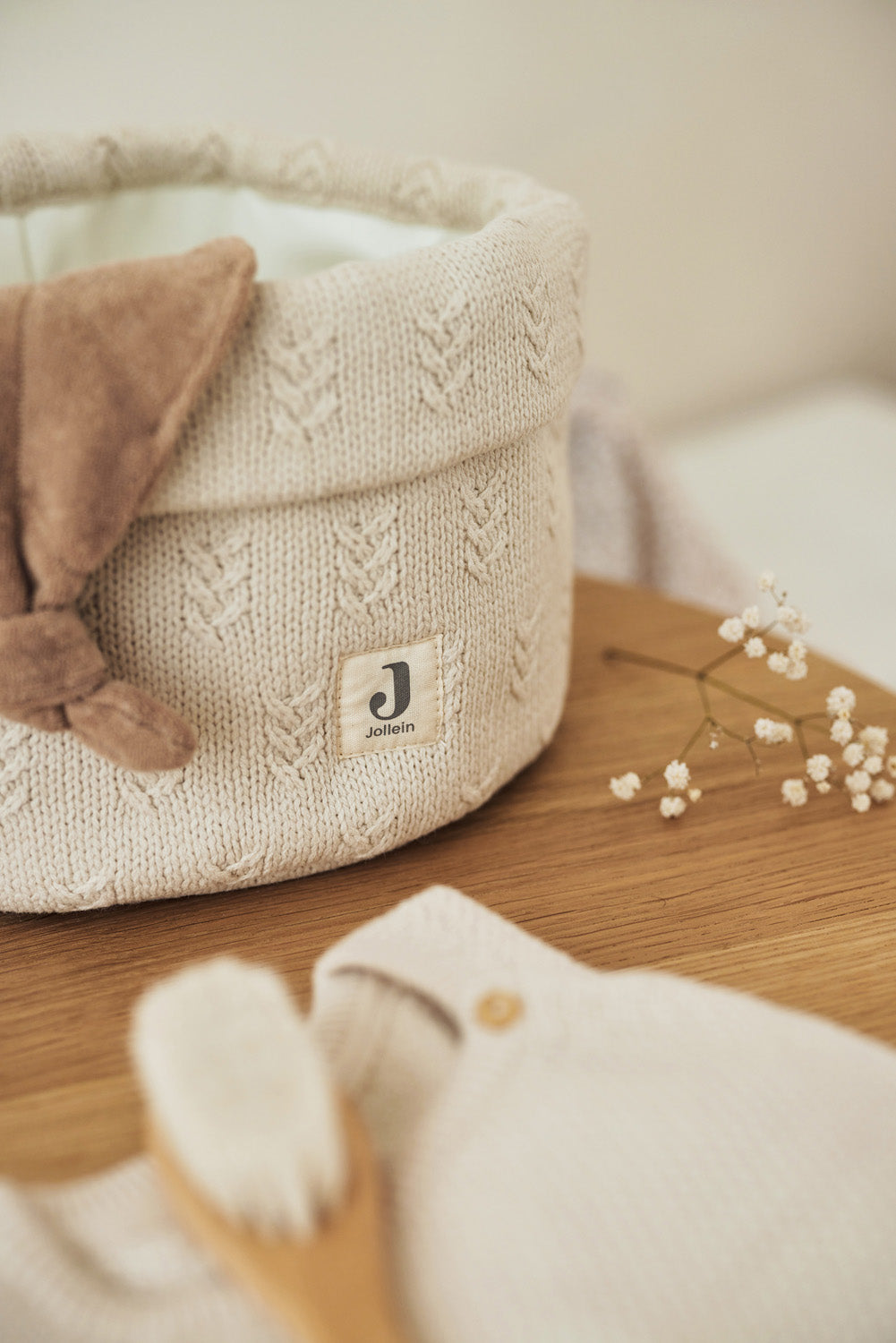 SMALL BASKET GRAIN KNIT