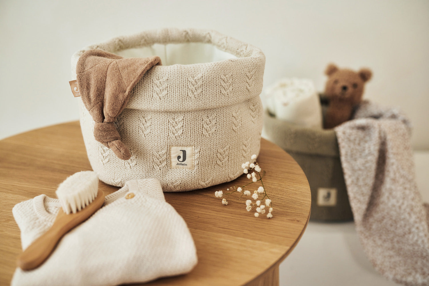 SMALL BASKET GRAIN KNIT
