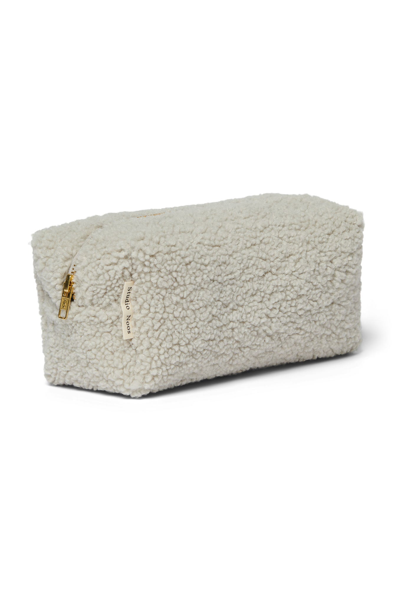 TEDDY POUCH BAG LIGHT GREY