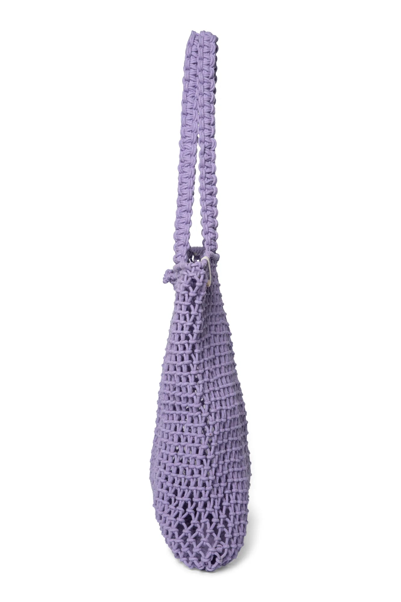 MOM BAG LILAC MACRAME