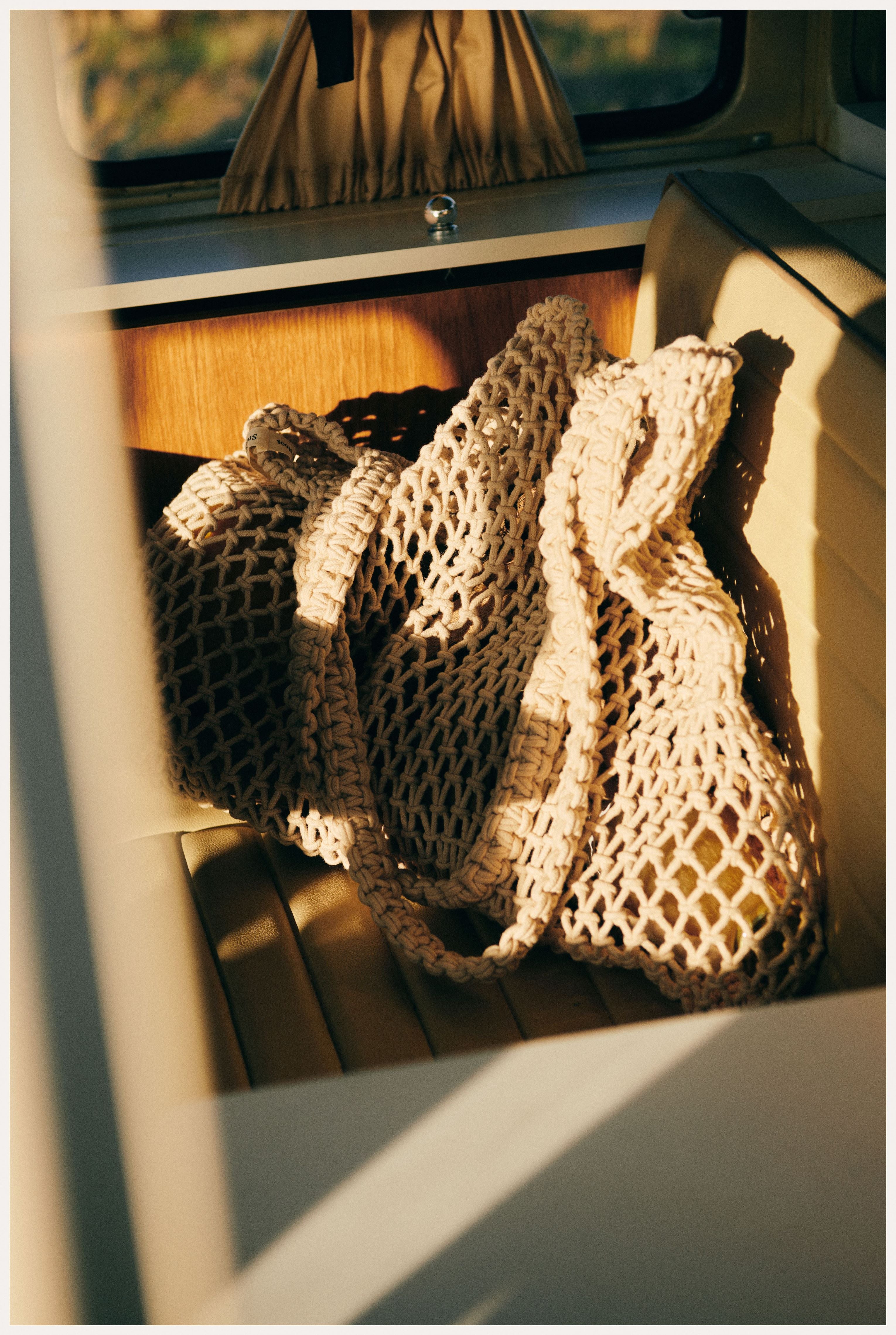 MOM BAG NEUTRAL MACRAME