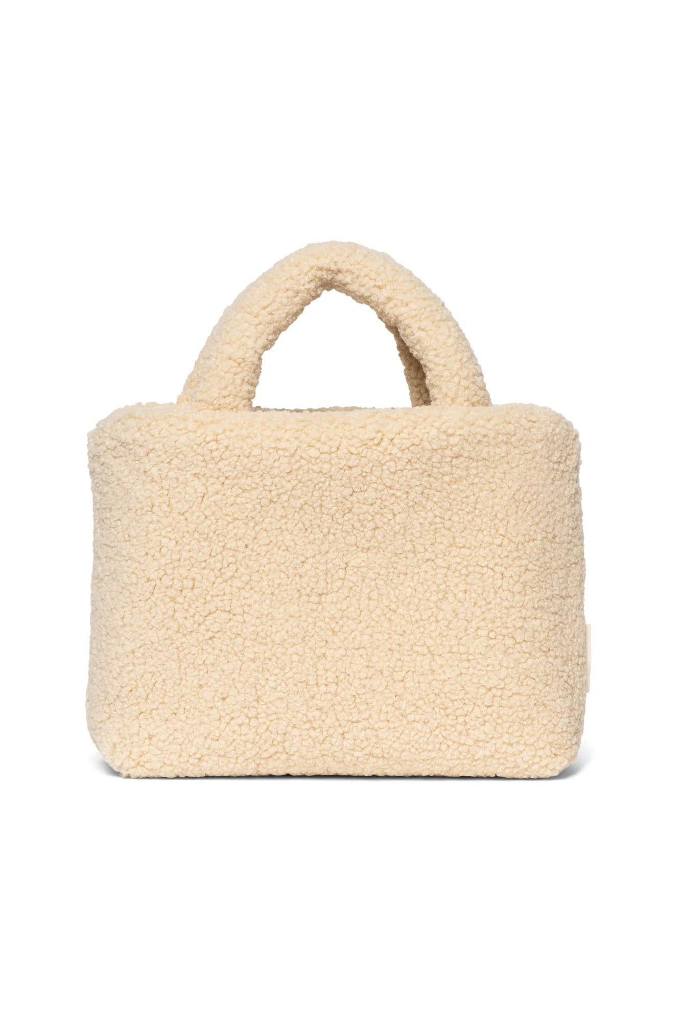 MINI MOM BAG TEDDY ECRU