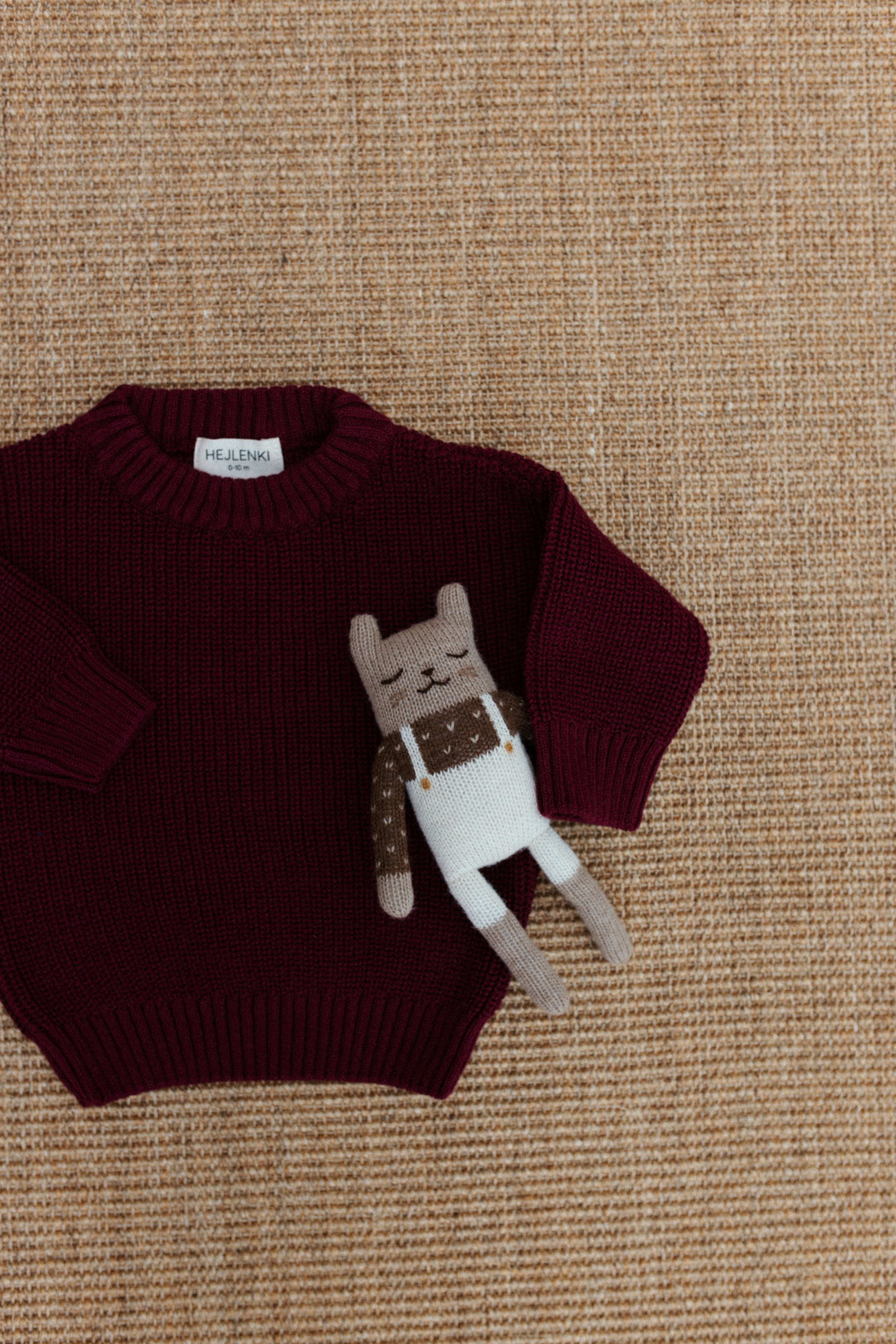 CHUNKY KNIT PULLI RUBY