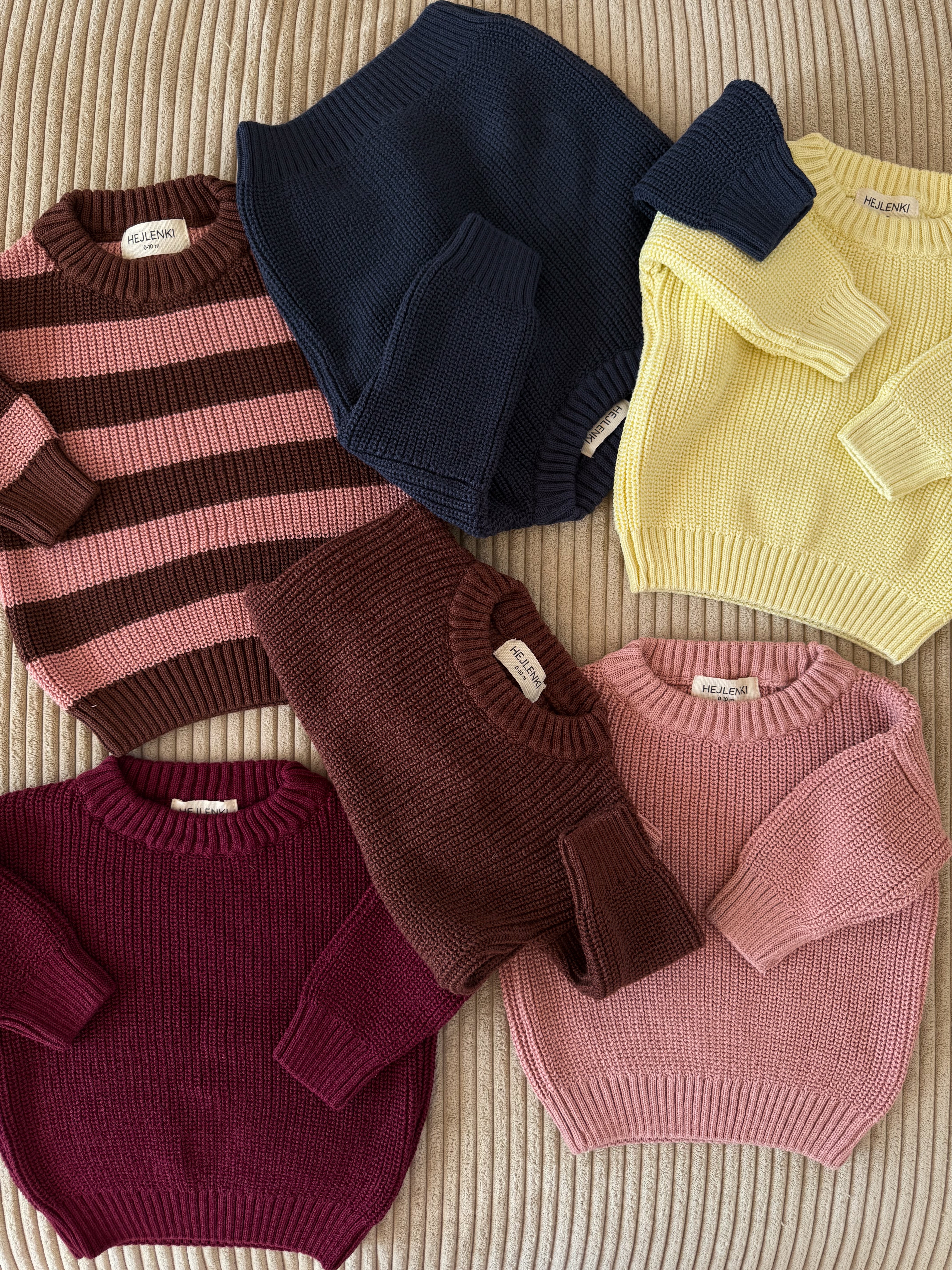 CHUNKY KNIT PULLI BUTTER