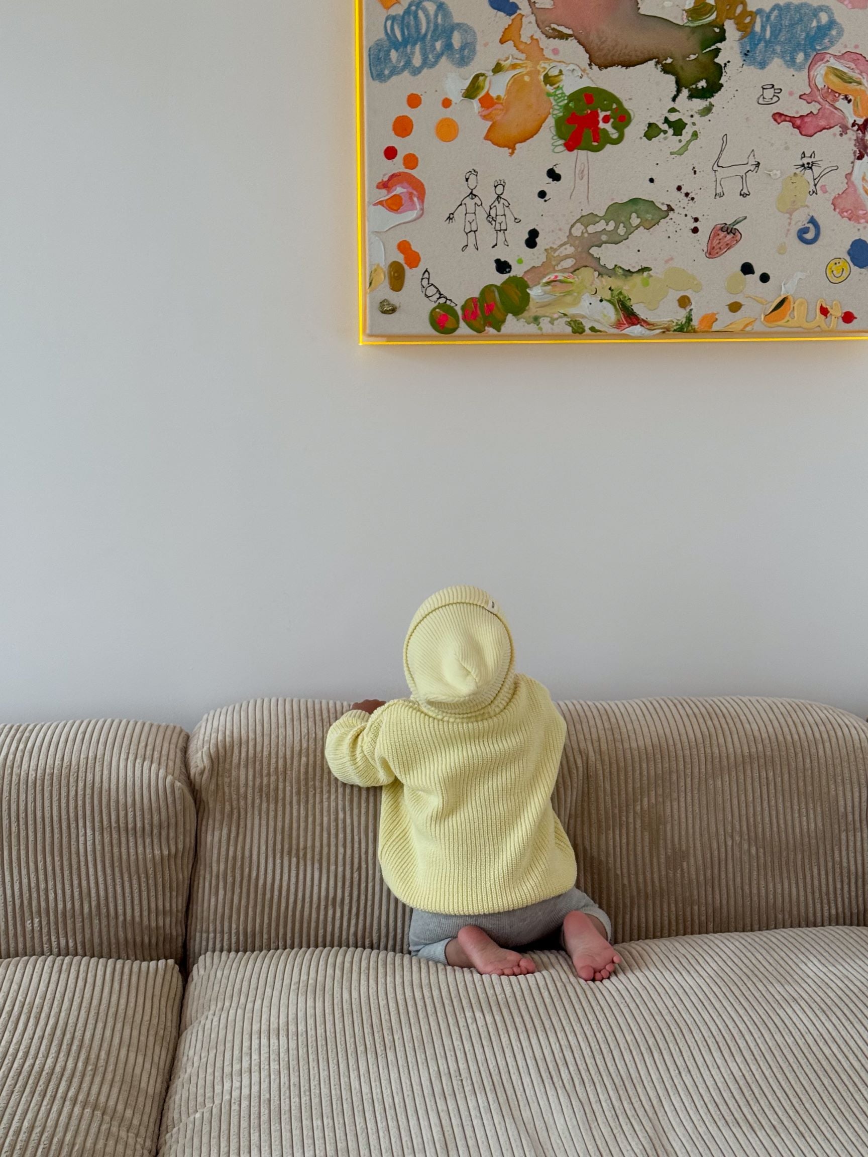 CHUNKY KNIT PULLI BUTTER