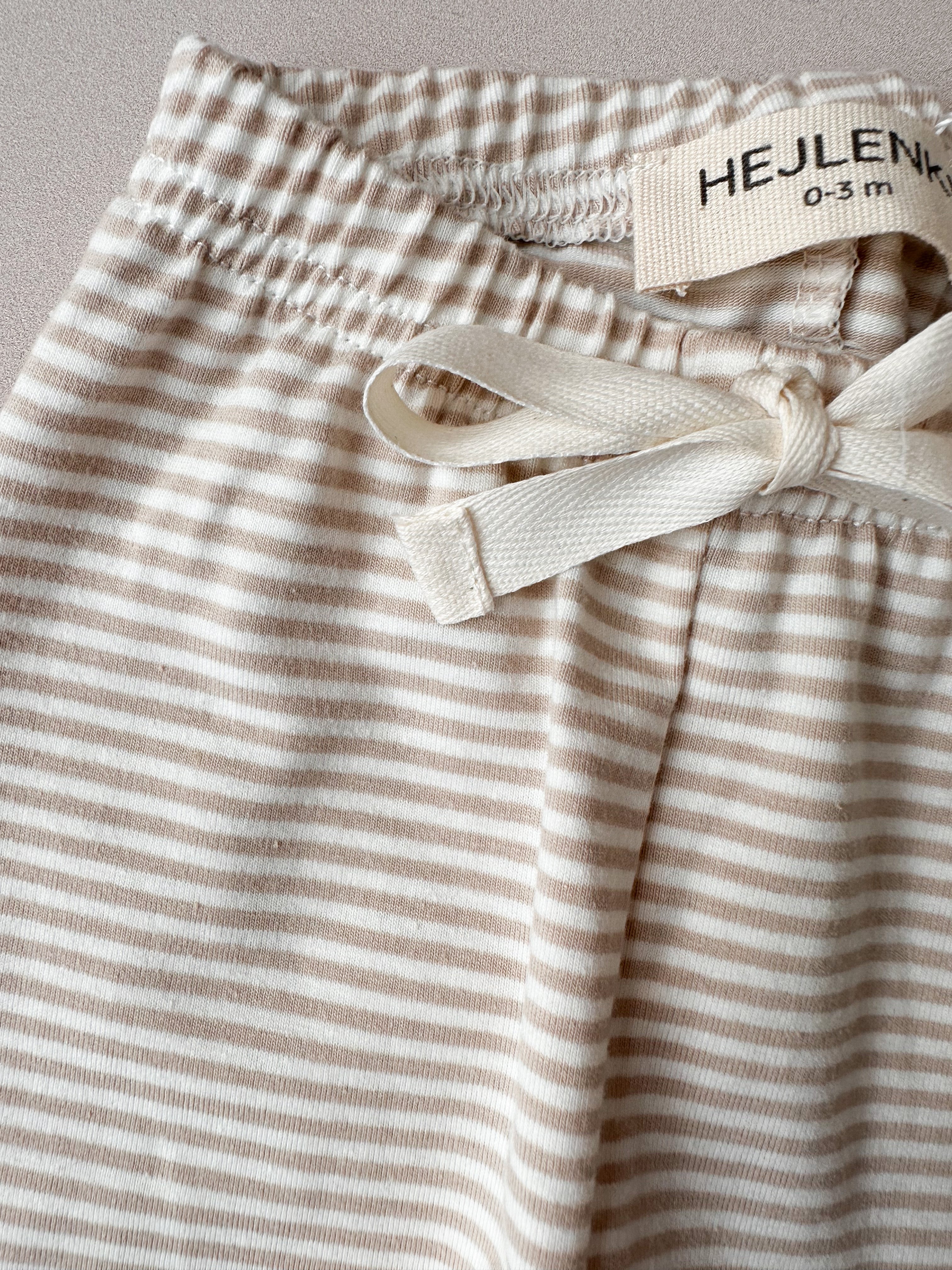 STRIPED LEGGINGS SAND