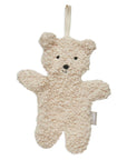 BEAR PACIFIER CLIP BEIGE