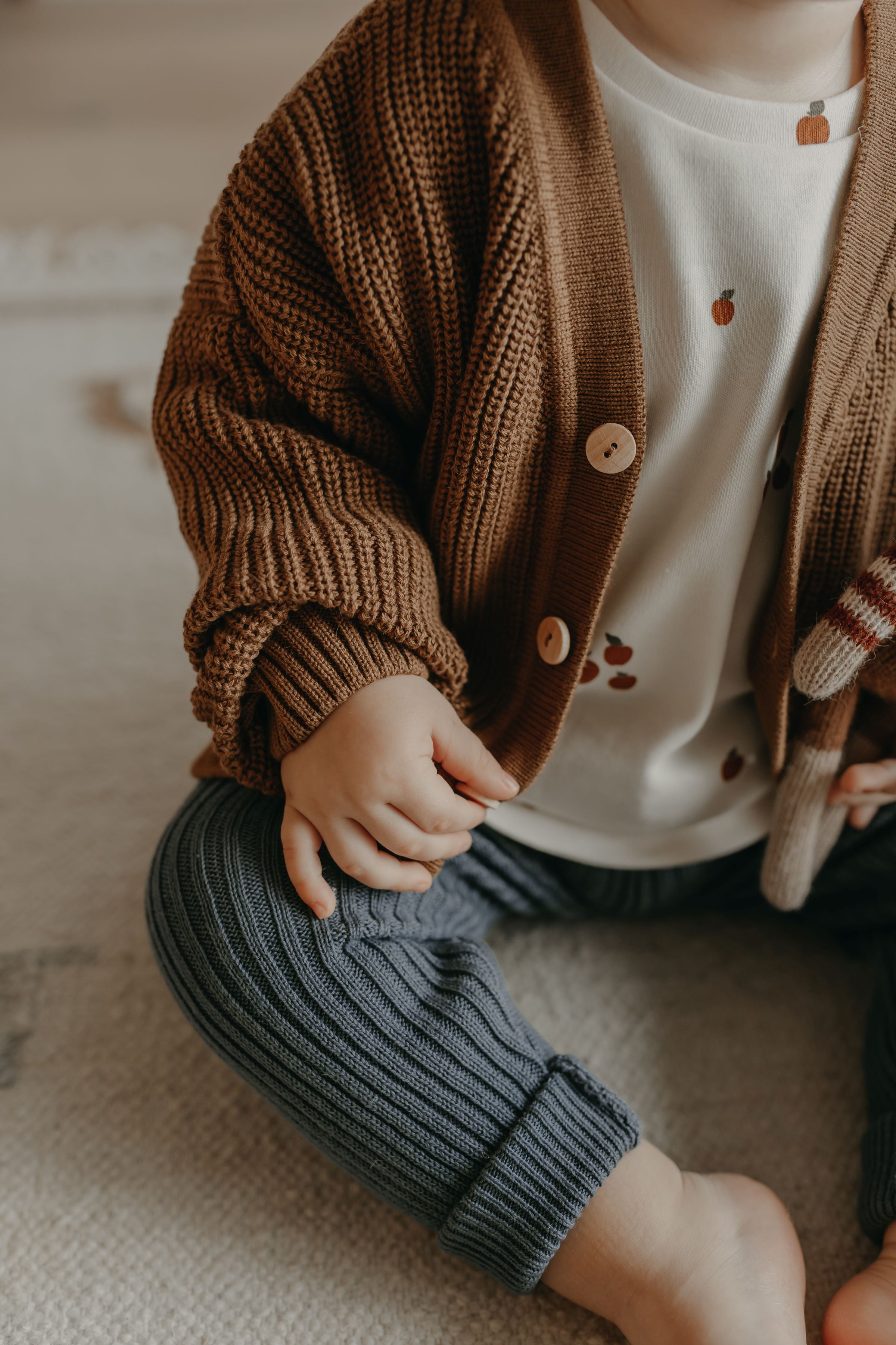 OVERSIZE CARDIGAN HAZELNUT