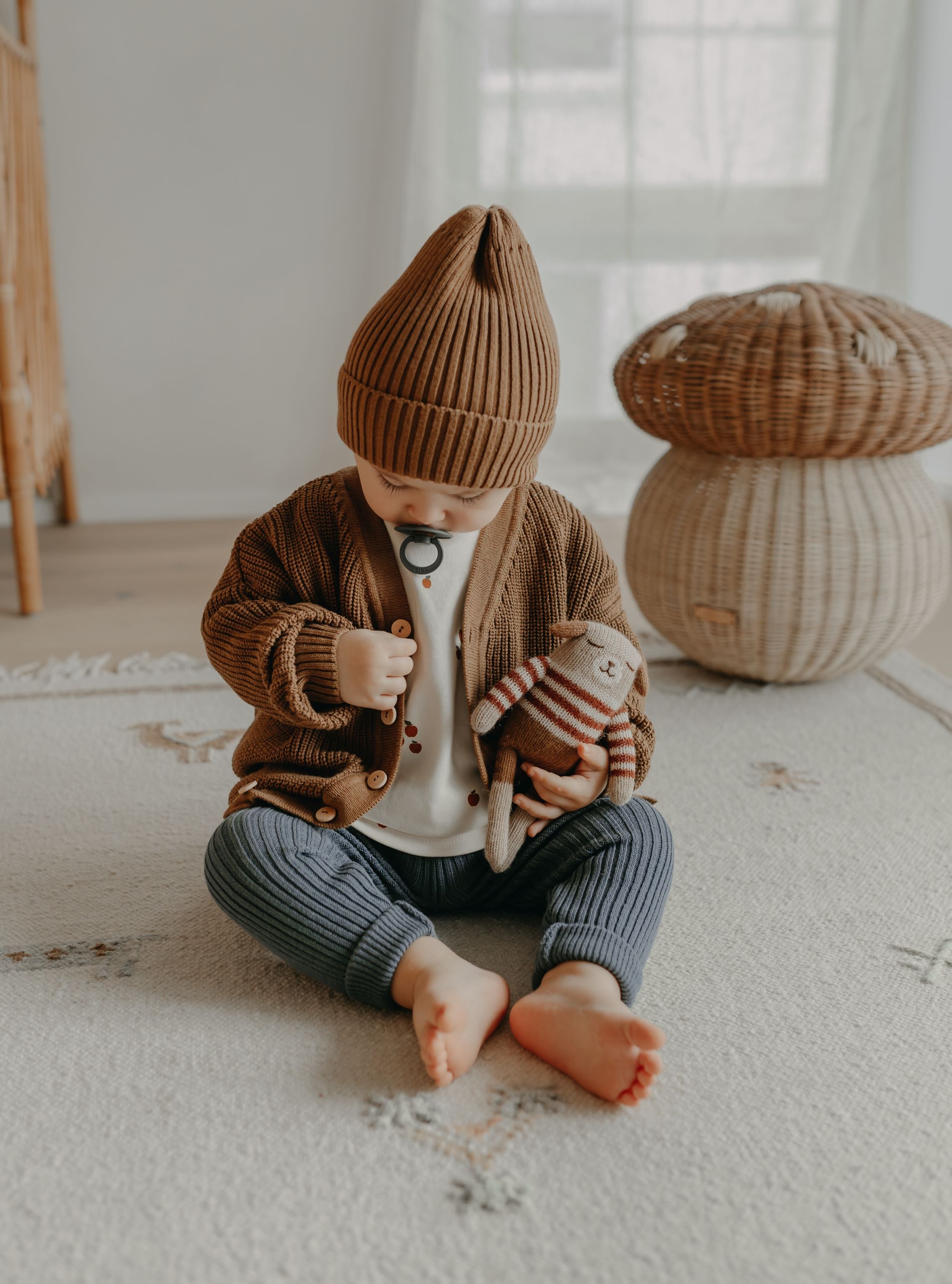 OVERSIZE CARDIGAN HAZELNUT