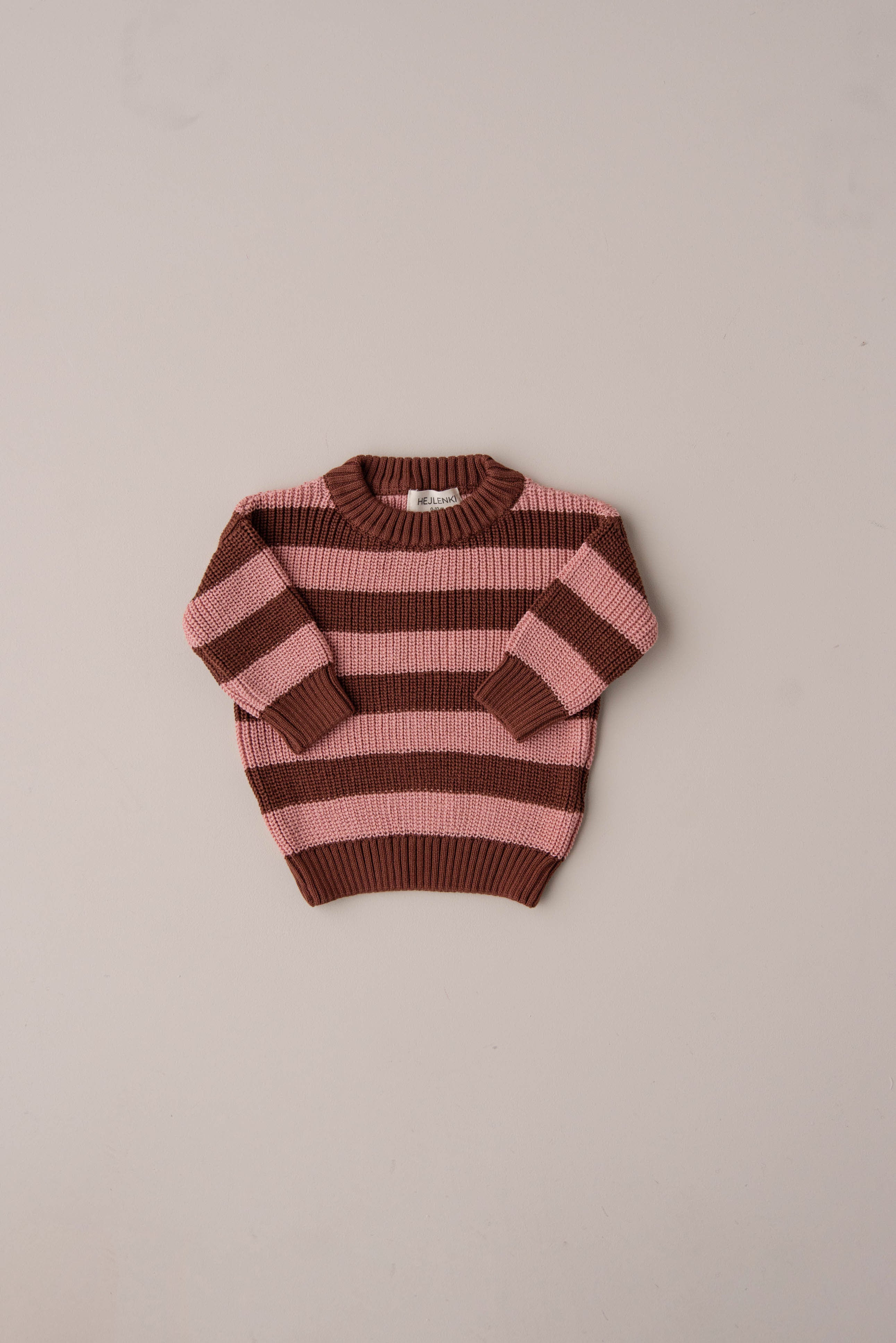 CHUNKY KNIT PULLI STRIPED