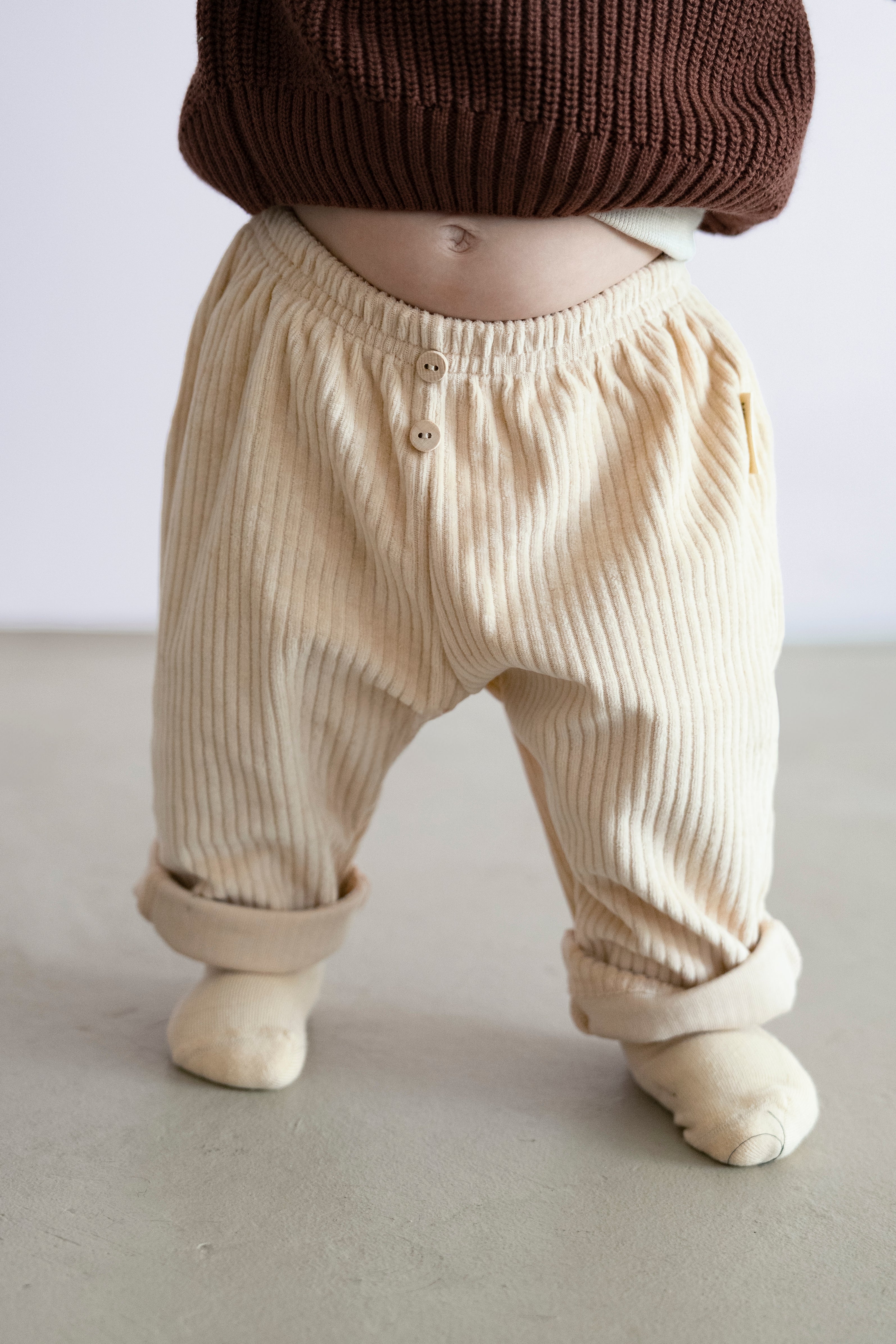 SOFT CORDUROY PANTS VANILLA