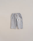 SWEAT PANTS STRIPED BROWN BABYBLUE