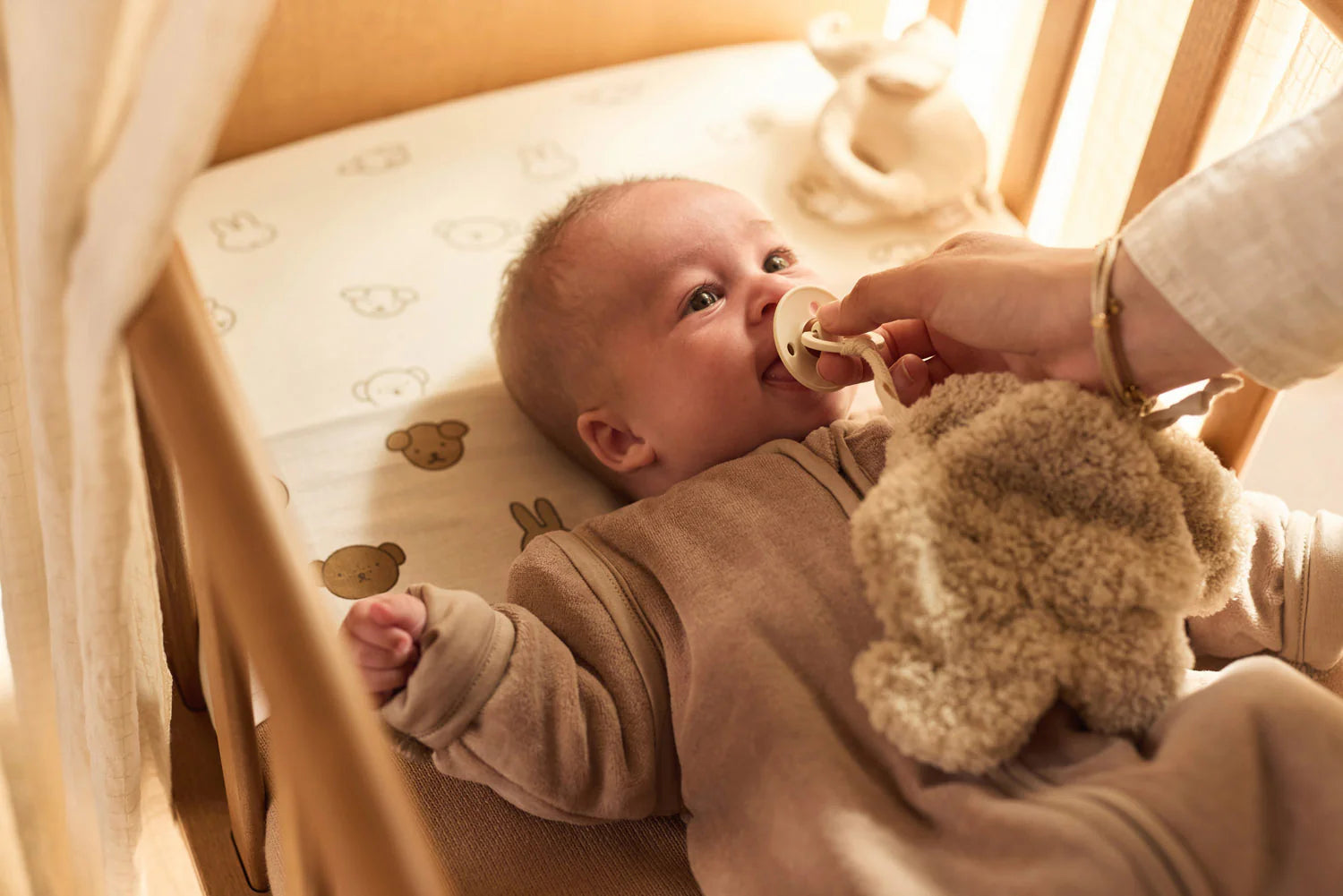 PACIFIER CLOTH ELEPHANT