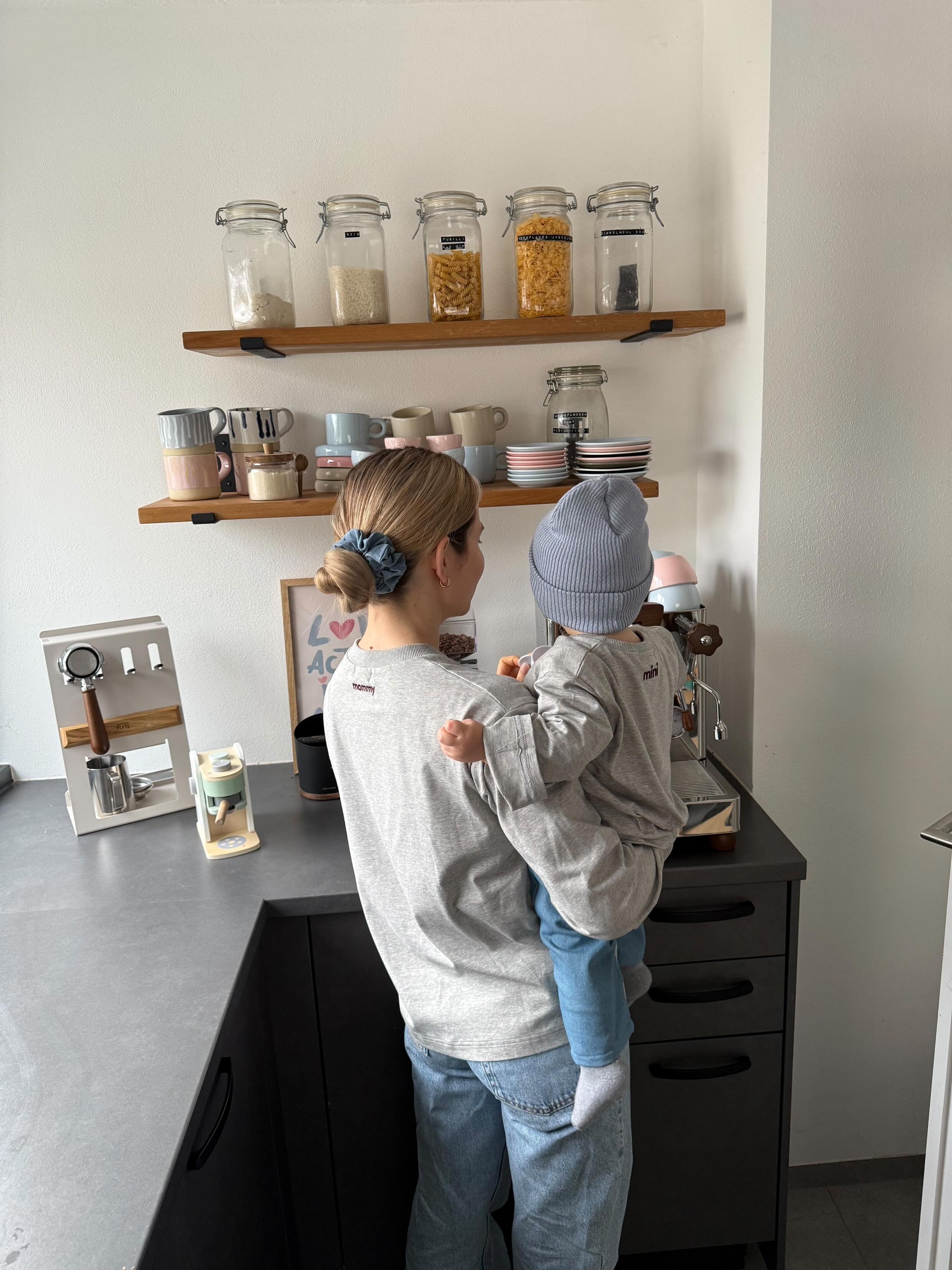 LONGSLEEVE MINI GREY MELANGE