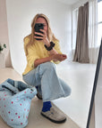 MOM BAG DENIM HEARTS