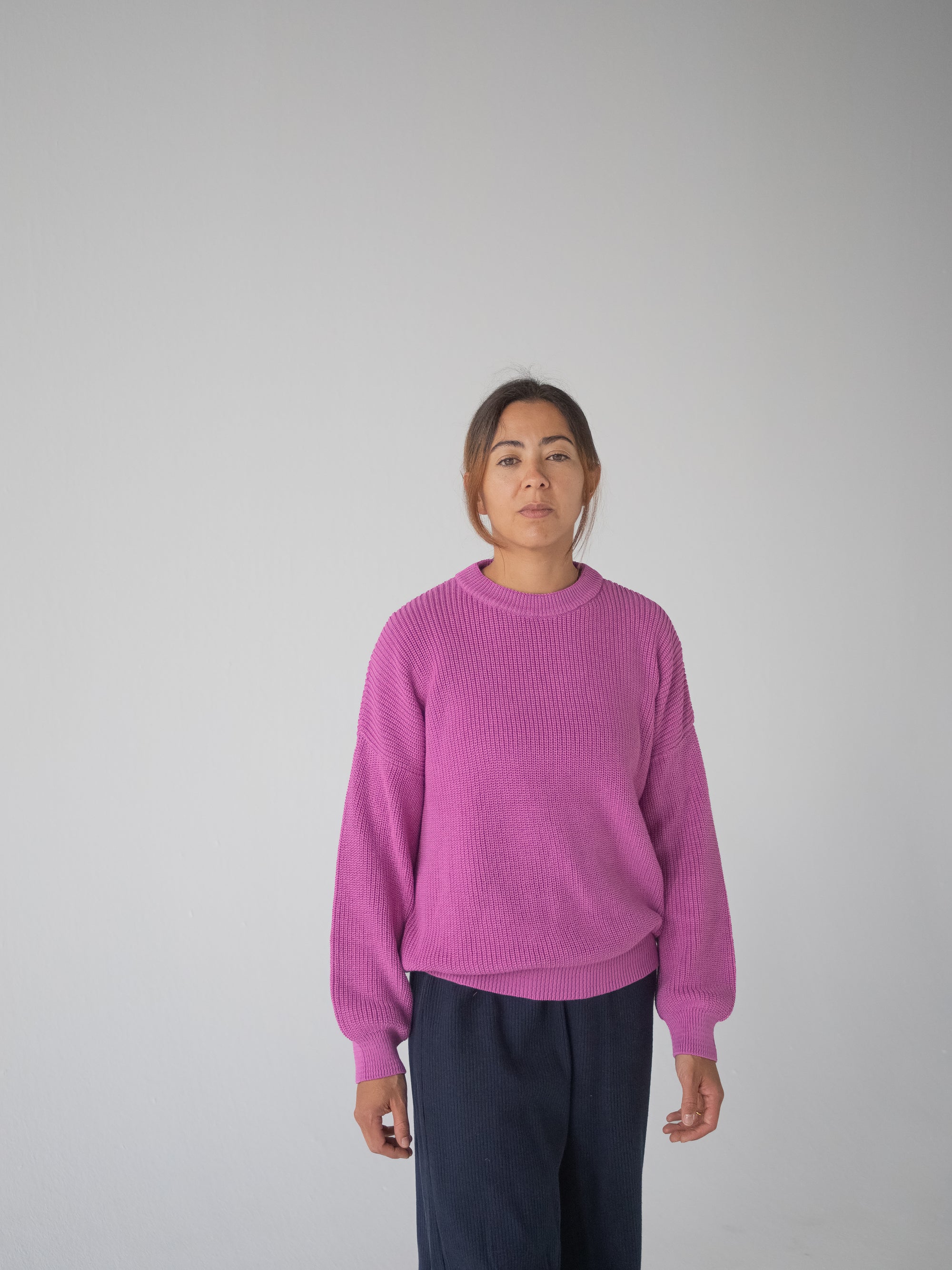 WOMEN KNIT PULLI WINTER BLOOM