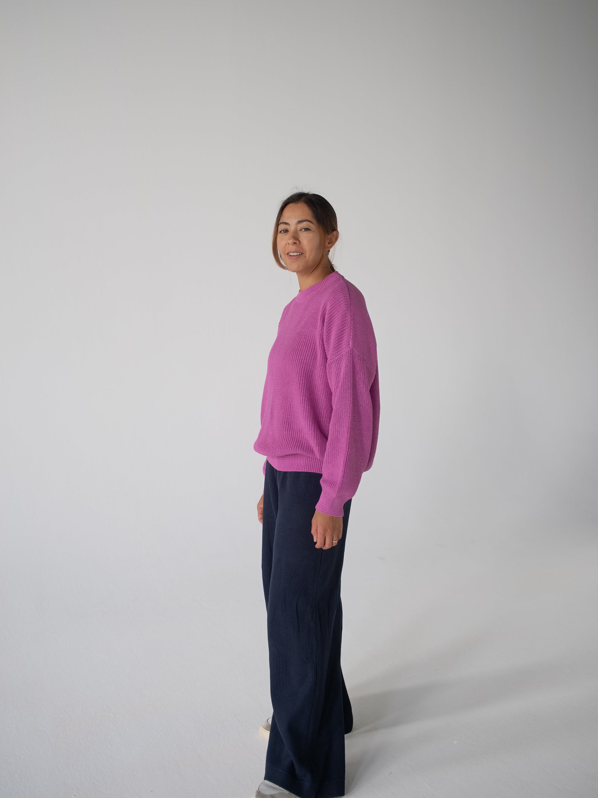 WOMEN KNIT PULLI WINTER BLOOM