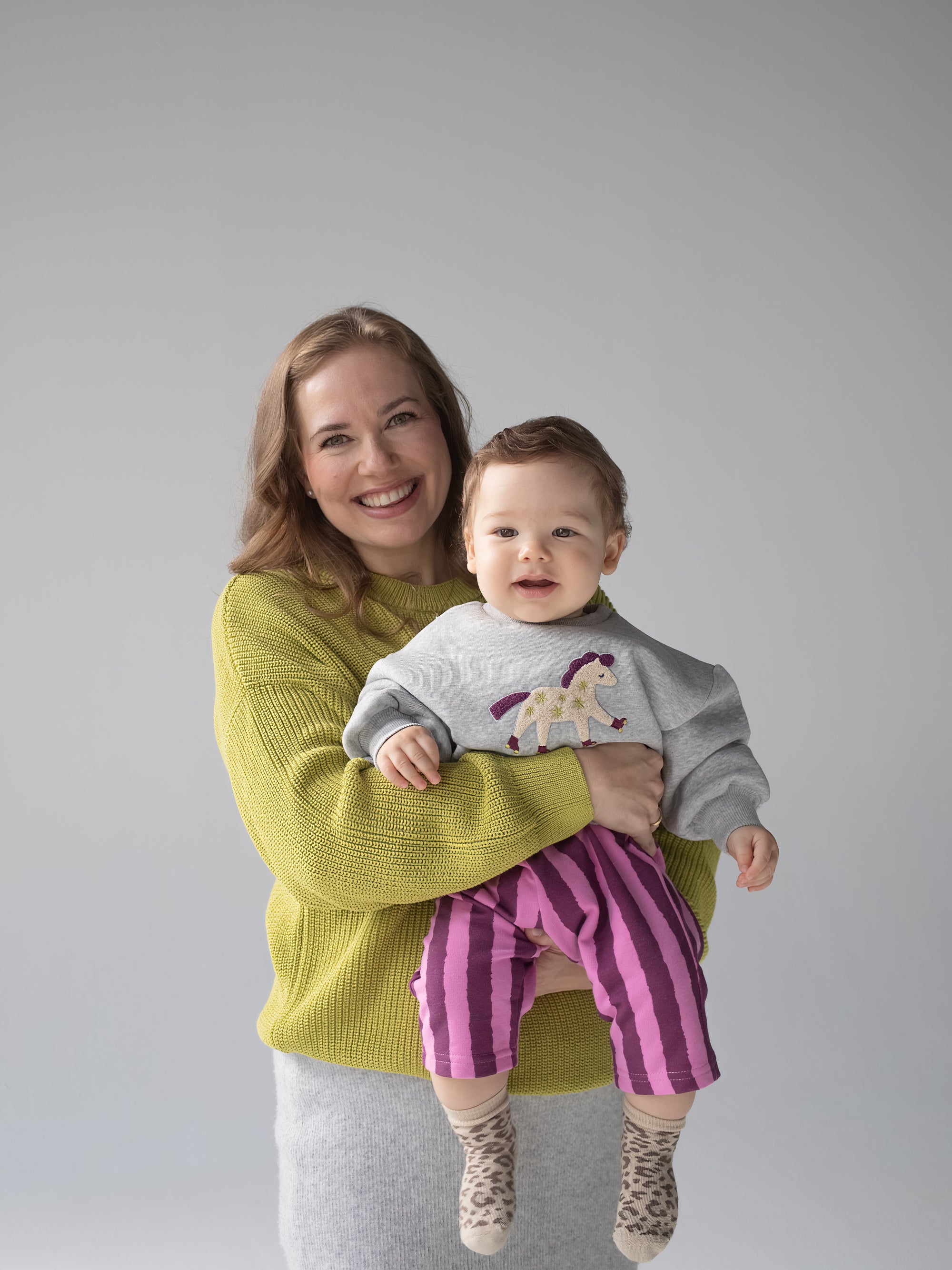 WOMEN KNIT PULLI HERB BUTTER