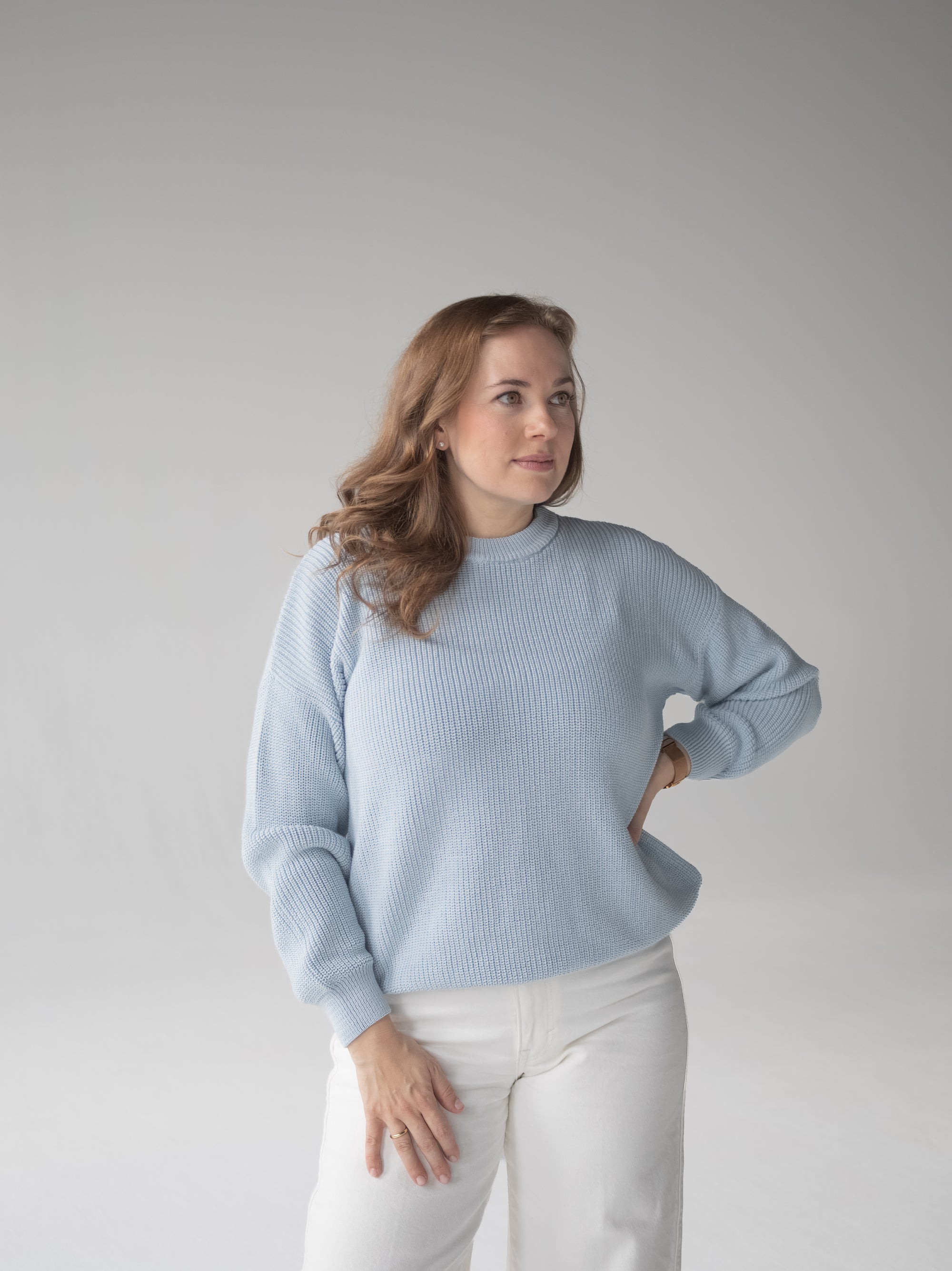 WOMEN KNIT PULLI ICE MELT
