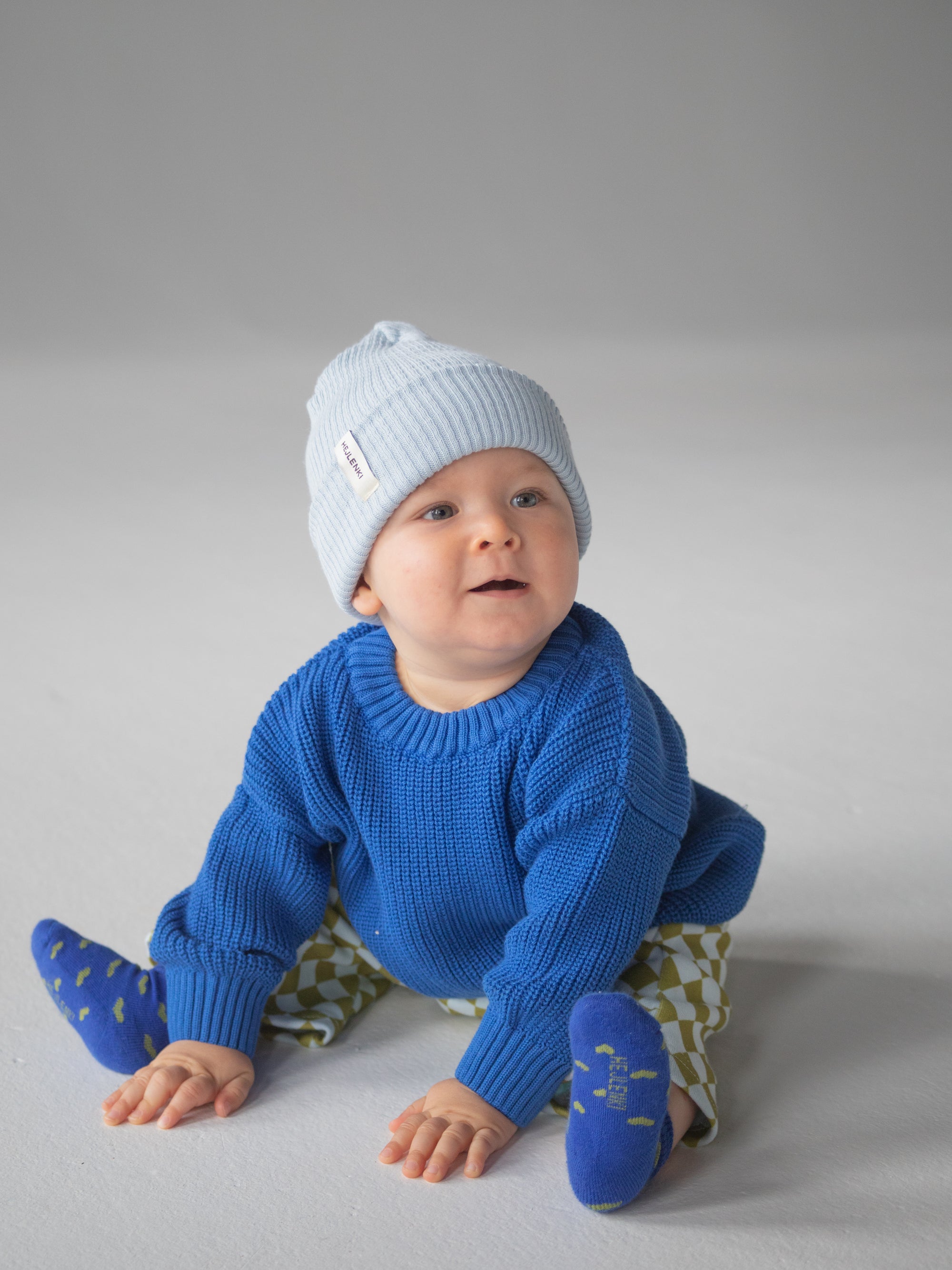 CHUNKY KNIT PULLI NORDIC BLUE