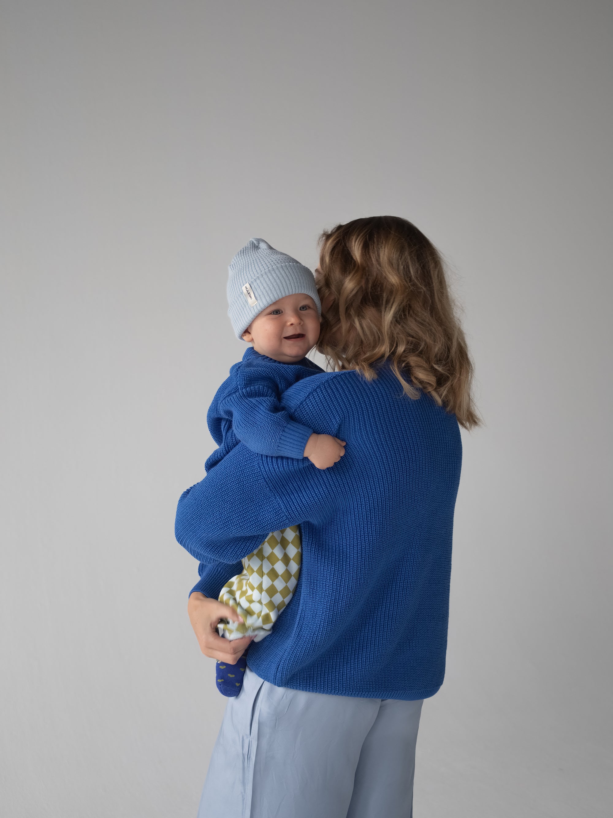 WOMEN KNIT PULLI NORDIC BLUE